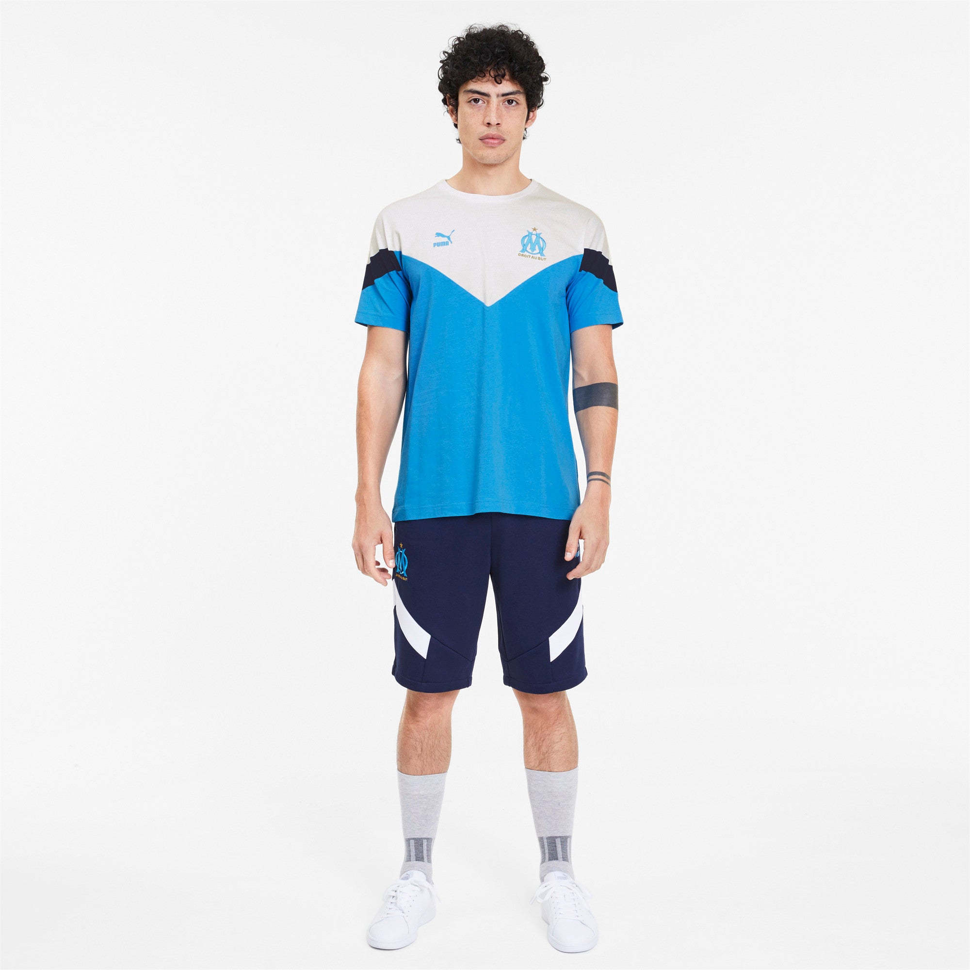 [756726-02] Mens Puma OM Iconic MCS Tee