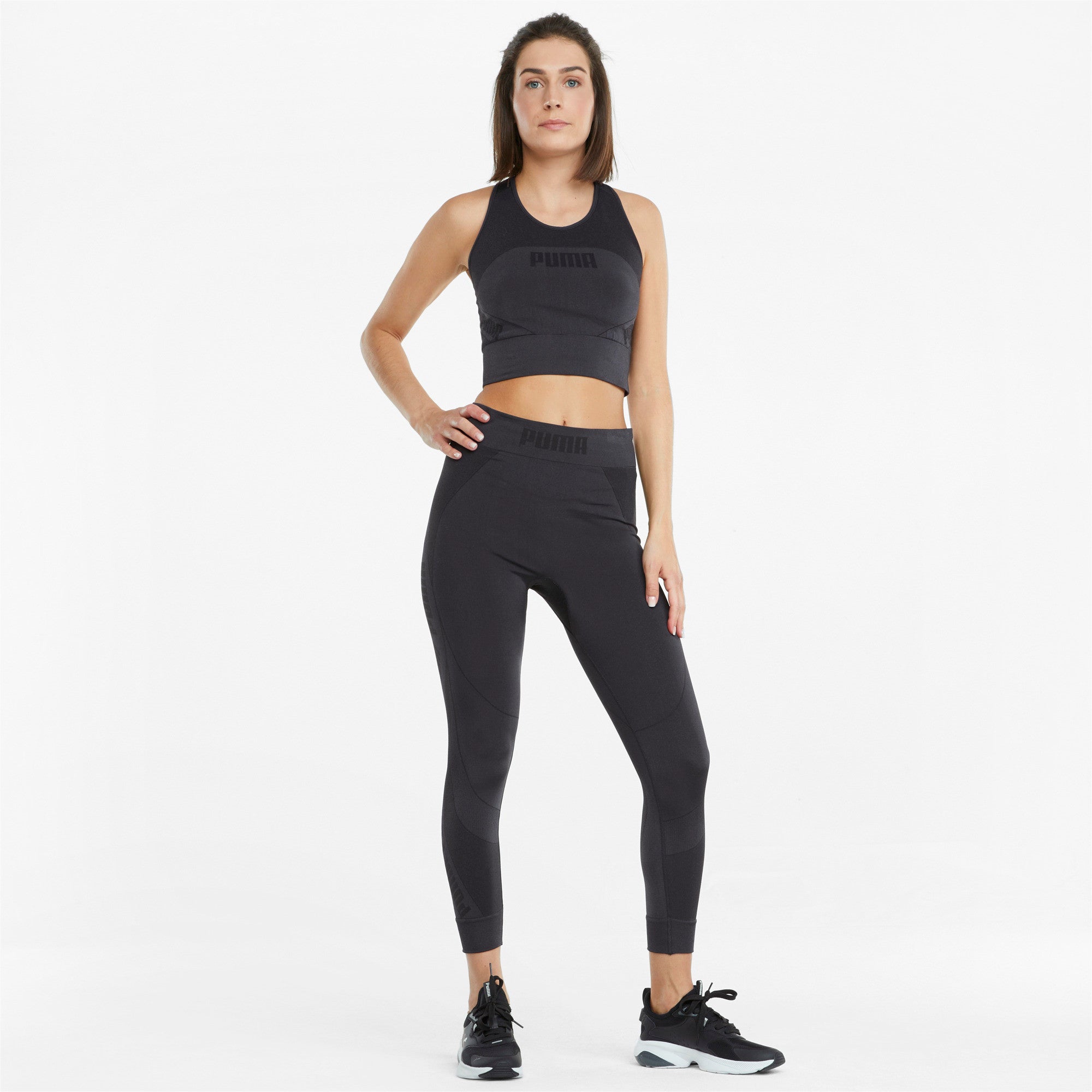 [589159-01] Womens Puma Evostripe Evoknit 7/8 Tights
