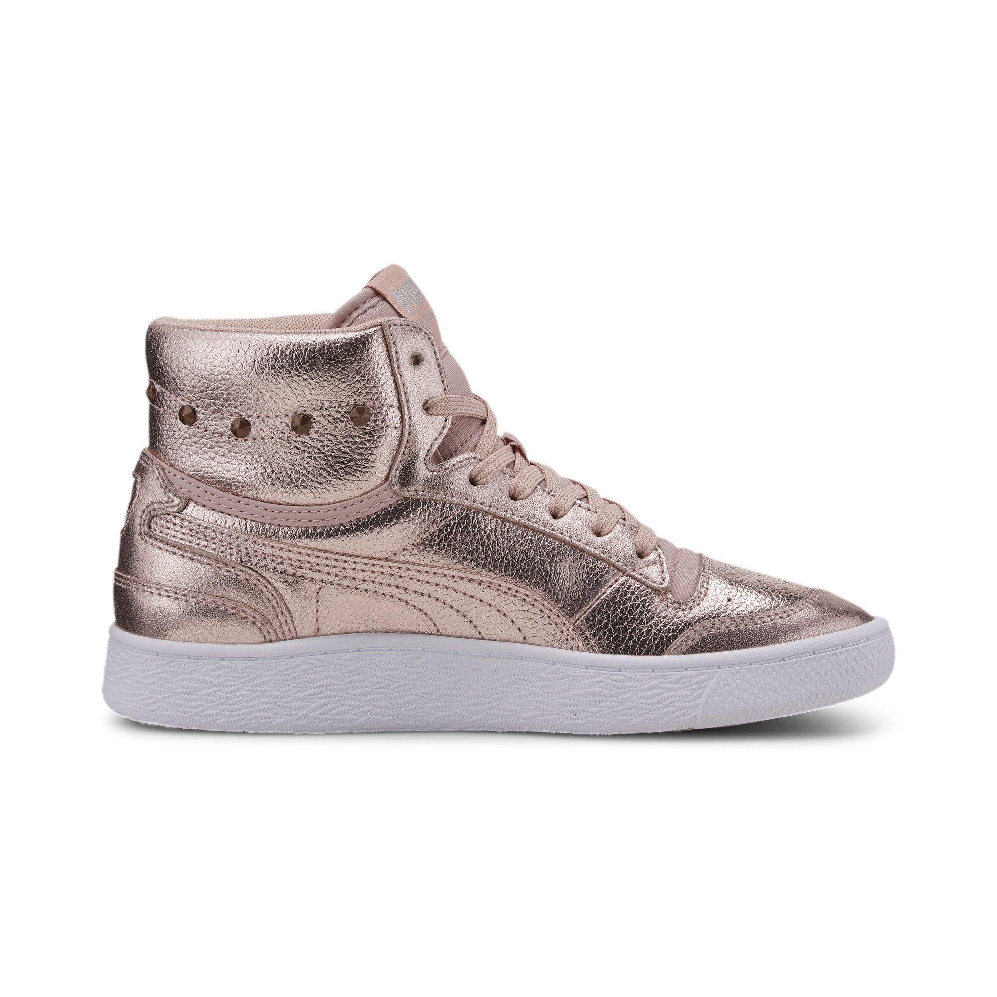 [372112-02] Womens Puma Ralph Sampson Mid Glitz - sneakAR