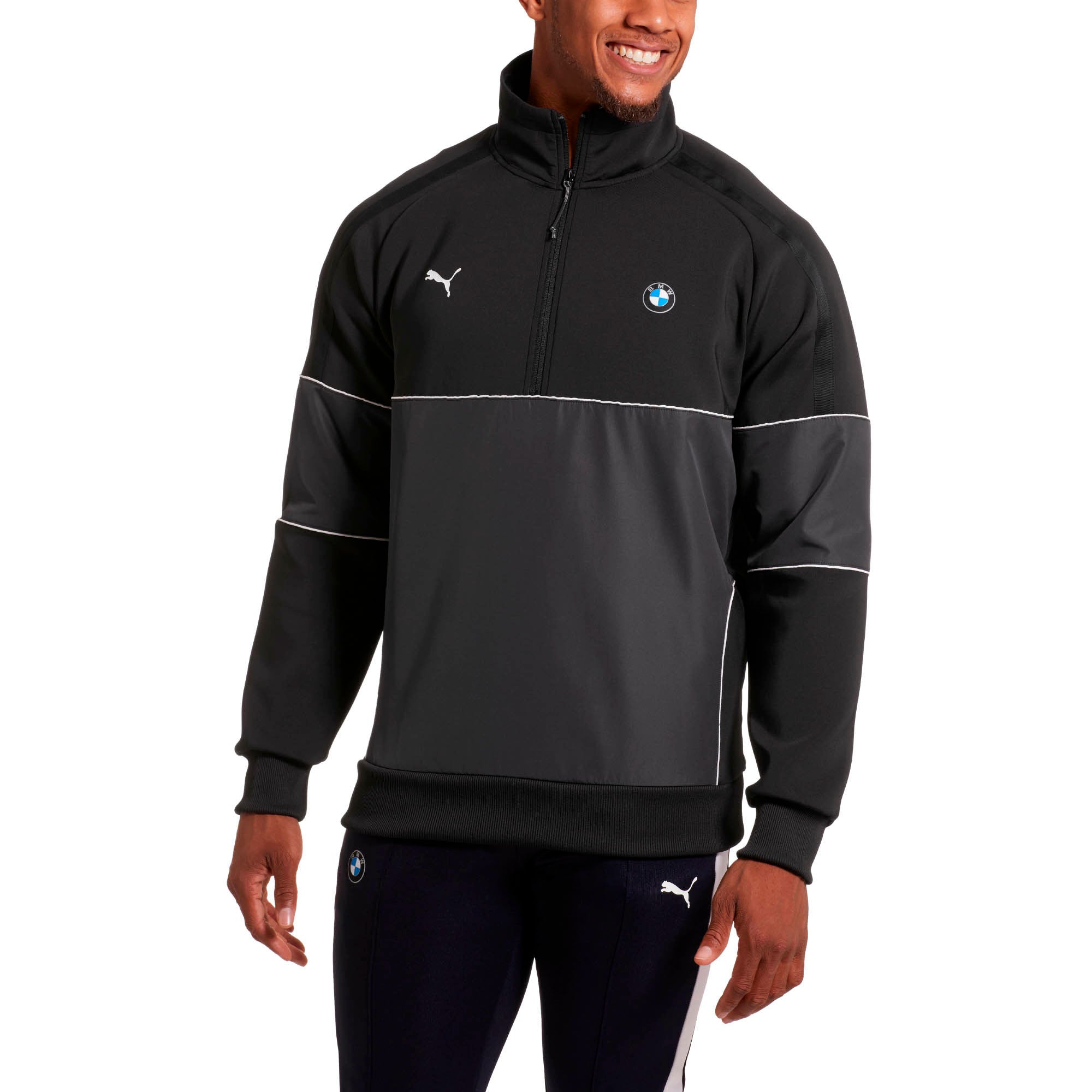 [577779-01] Mens Puma BMW Motorsport Life 1/2 Zip Sweat