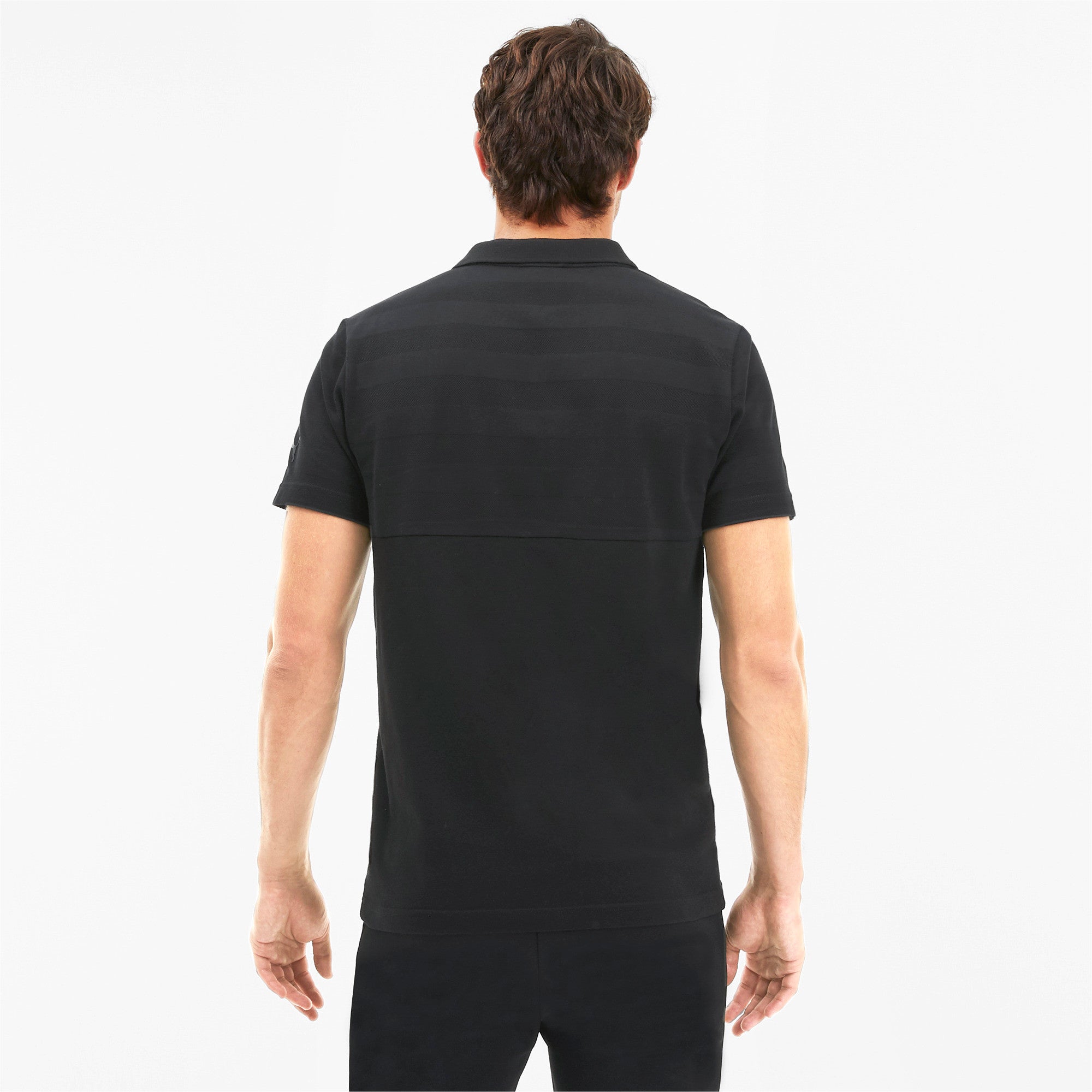 [596123-01] Mens Puma Ferrari Striped Polo