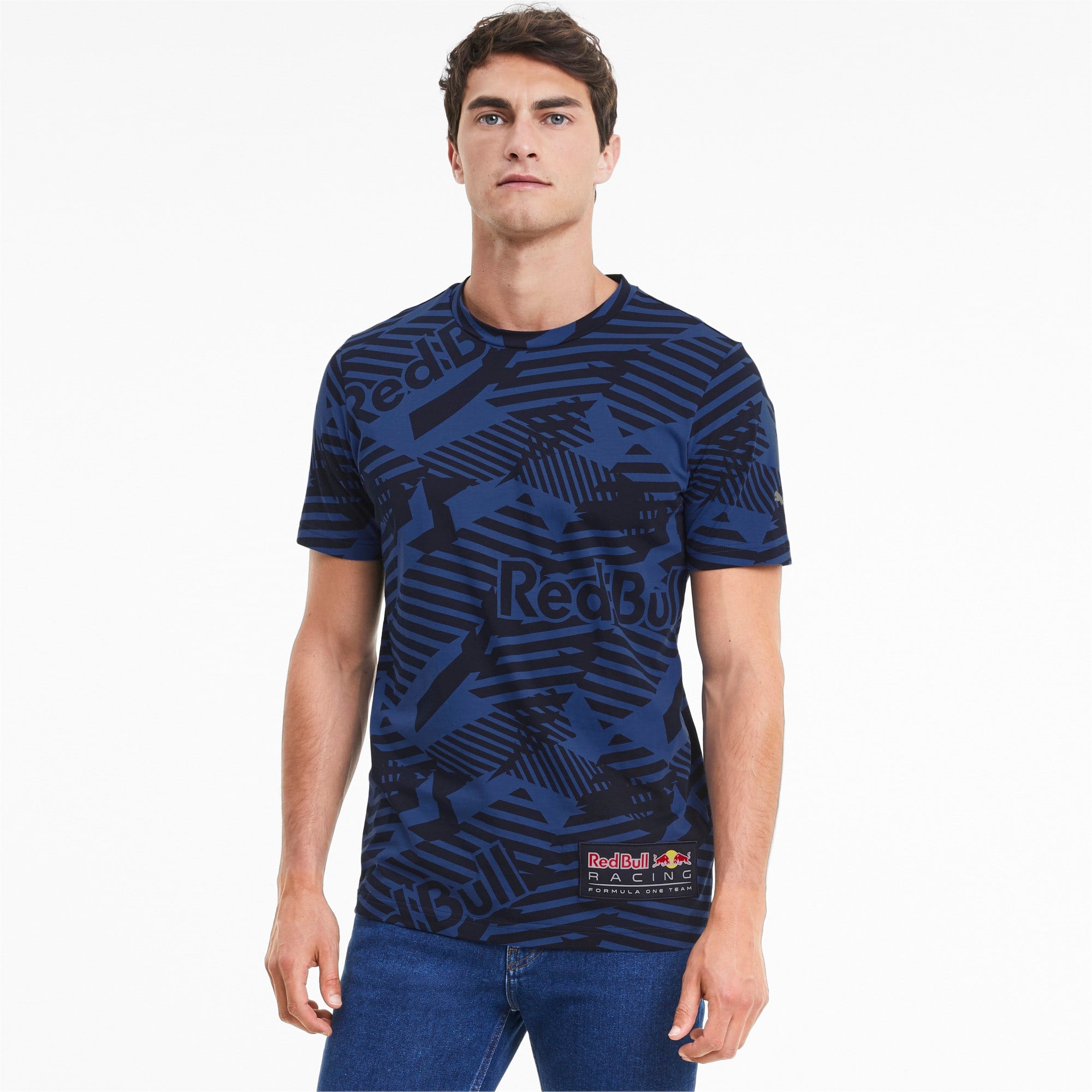 [763013-01] Mens Puma RBR RED BULL RACING AOP TEE