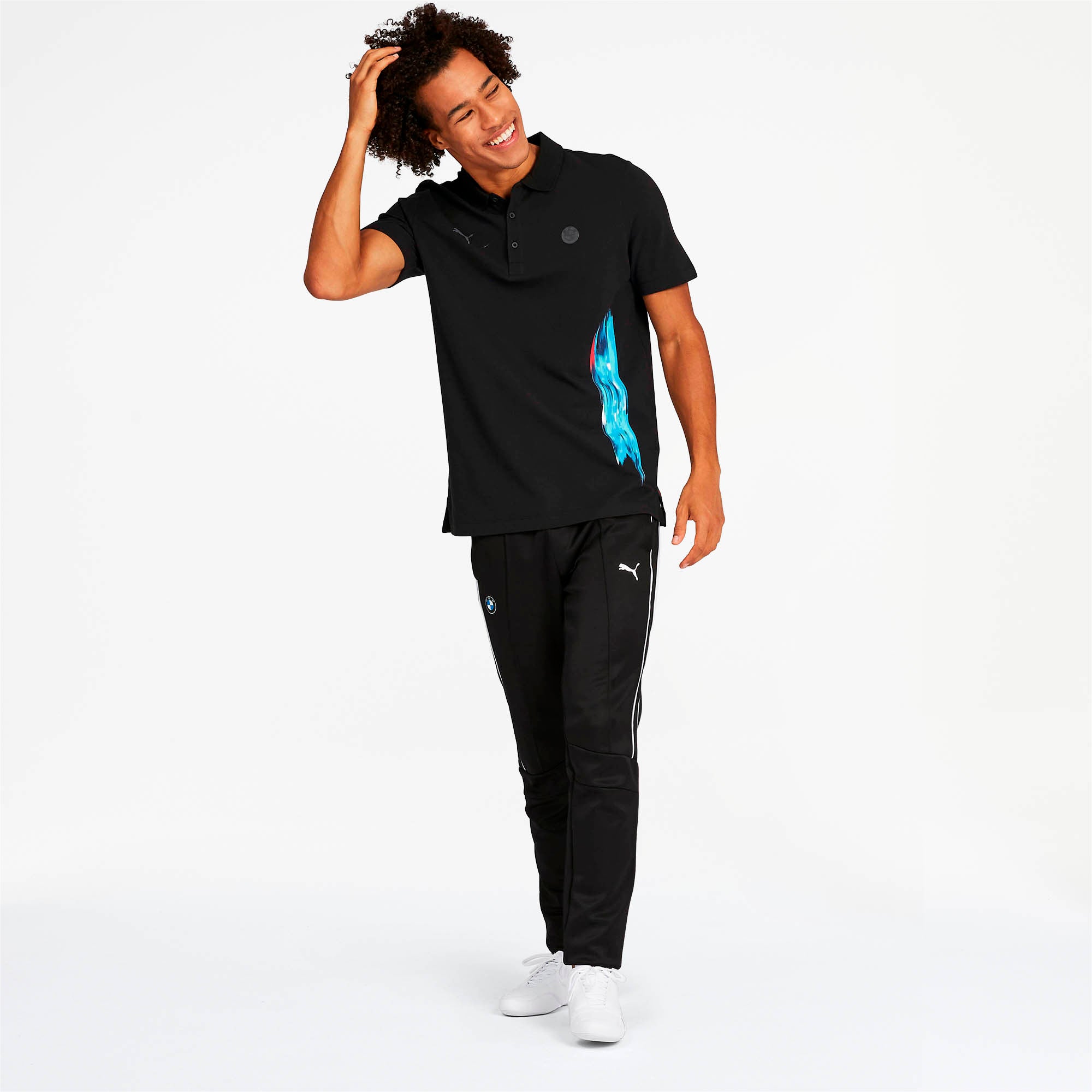 [595182-01] Mens Puma BMW Motorsport Life Graphic Polo