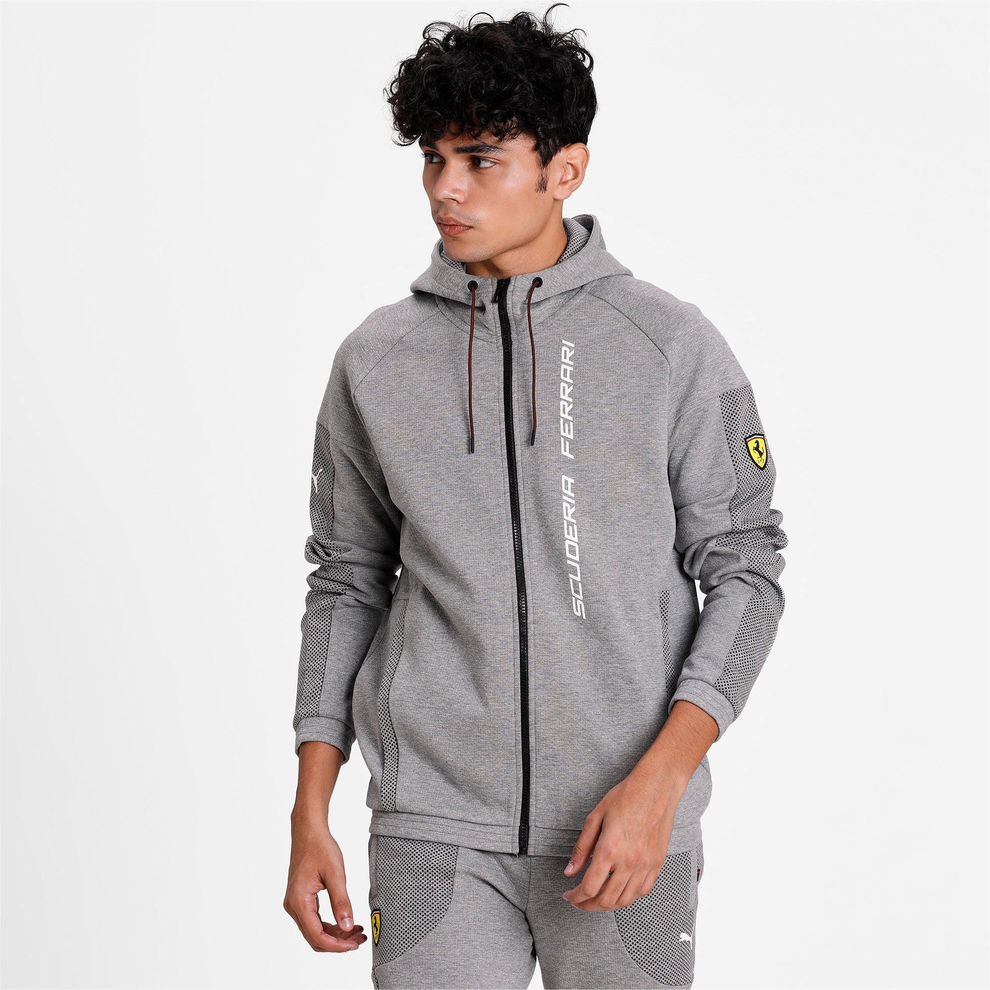[597951-03] Mens Puma SF Ferrari Race Hooded Sweat Jacket