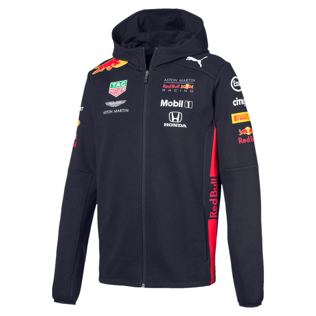 [762518-01] Mens Puma AMRBR Red Bull Team Hooded Sweat Jacket