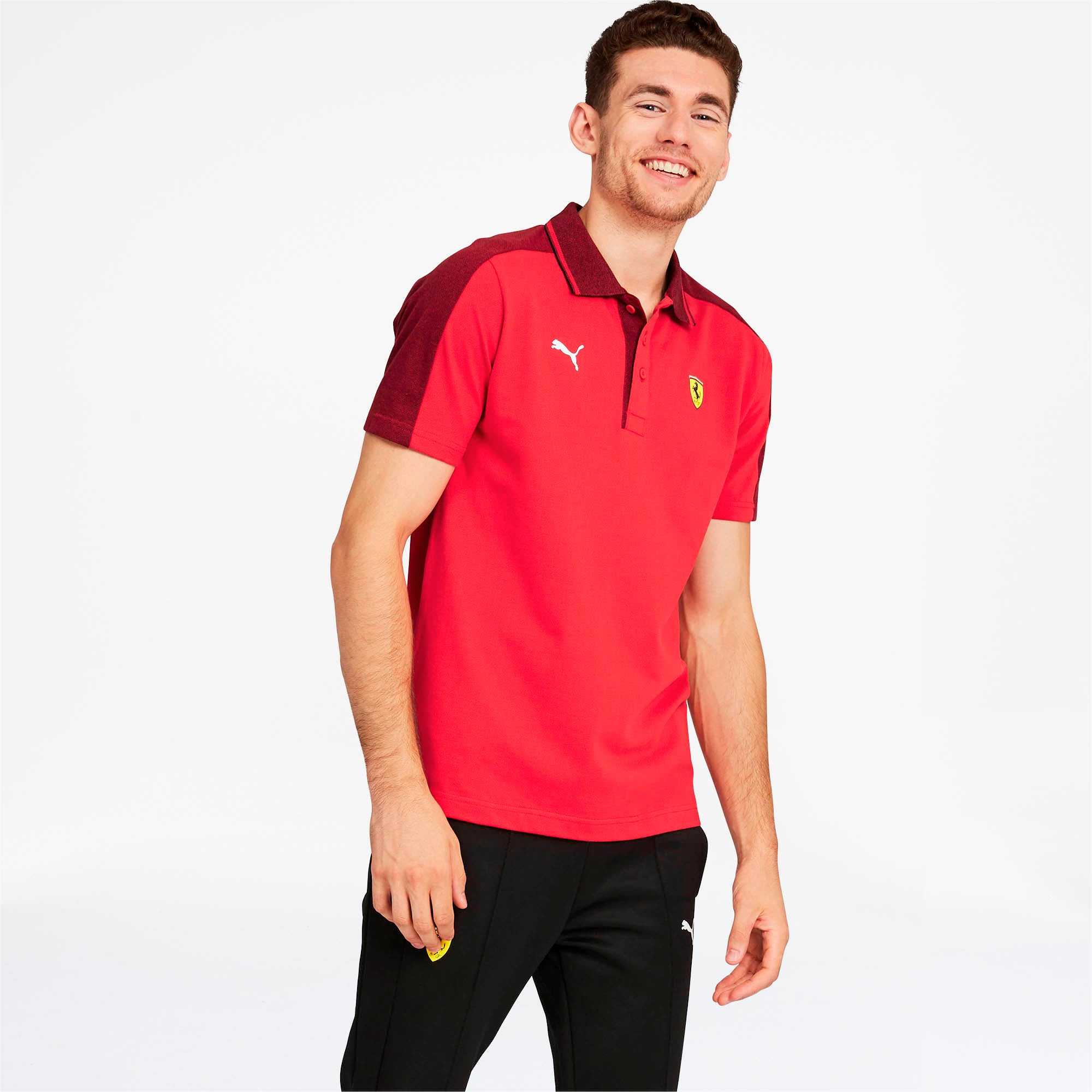[595422-01] Mens Puma SF Ferrari Mix Polo