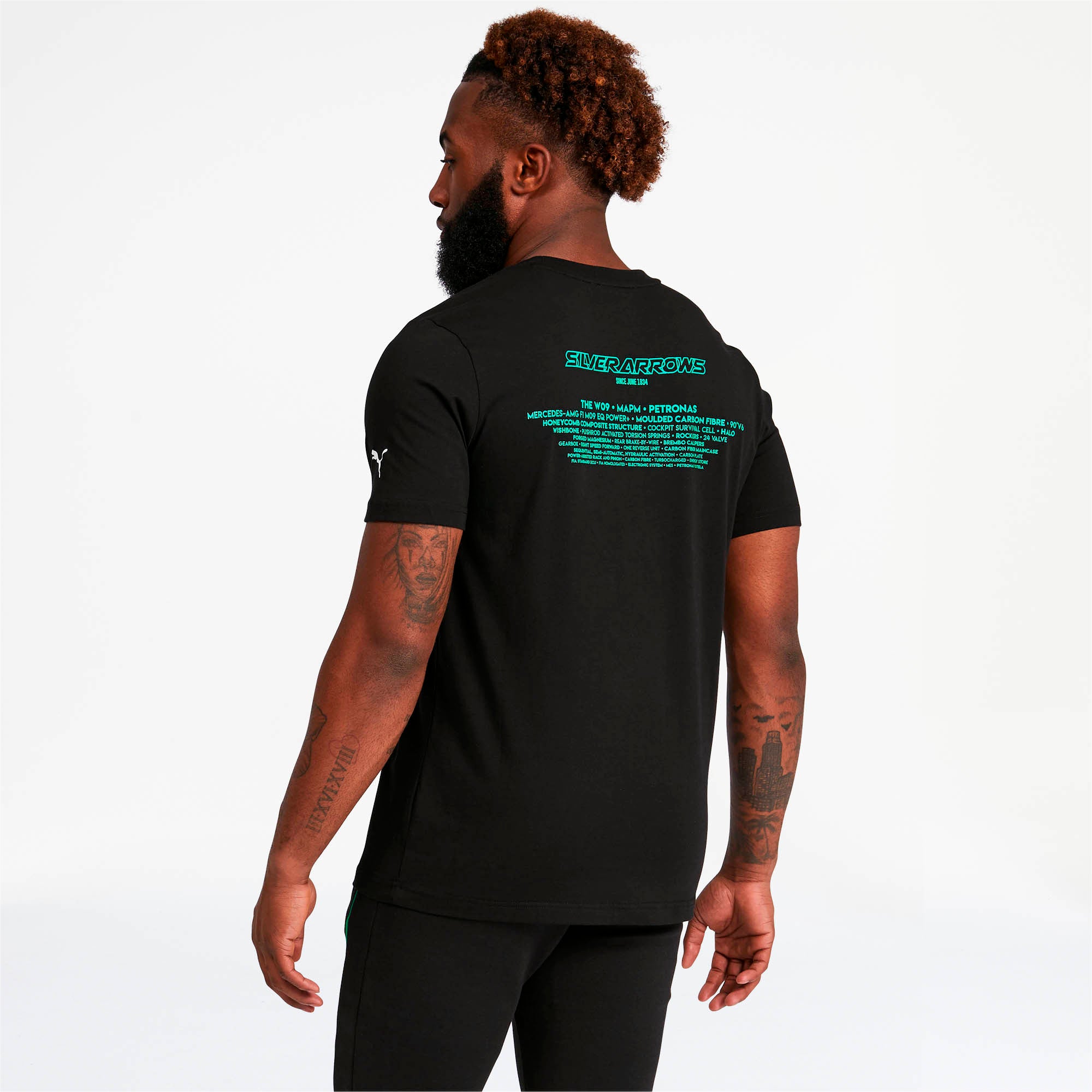 [595352-01] Mens Puma MAPM Mercedes Logo Tee