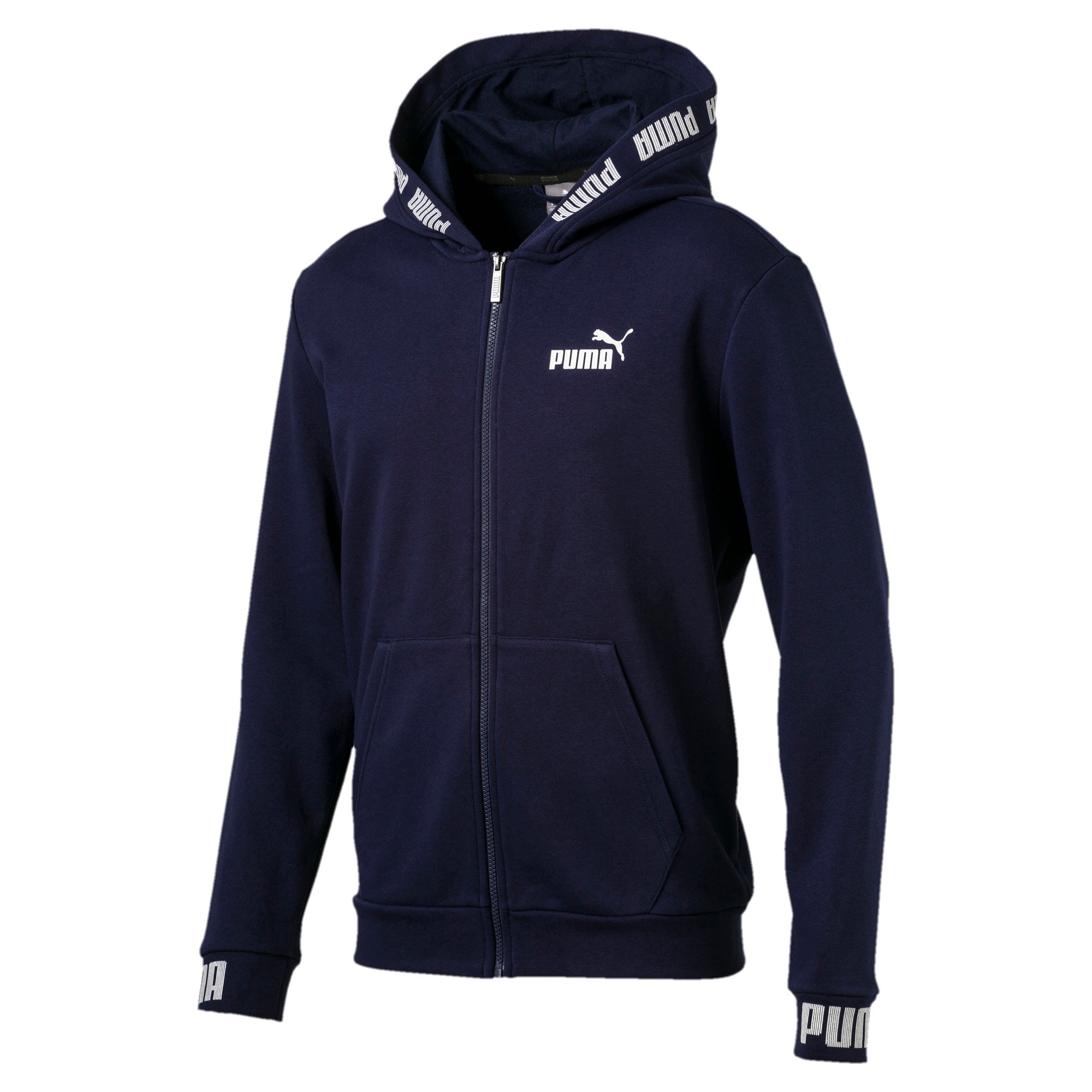 [854738-06] Mens Puma Amplified Hooded Sweat Jacket