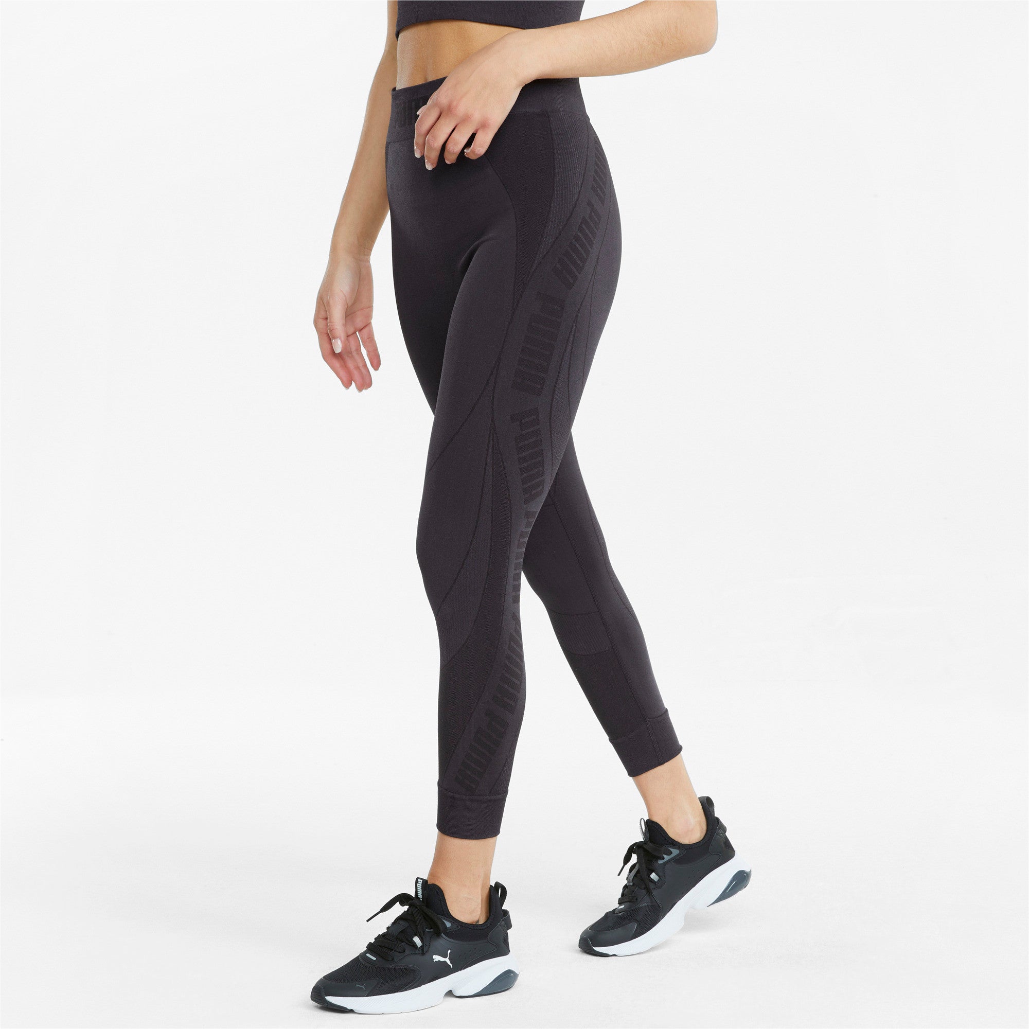 [589159-01] Womens Puma Evostripe Evoknit 7/8 Tights