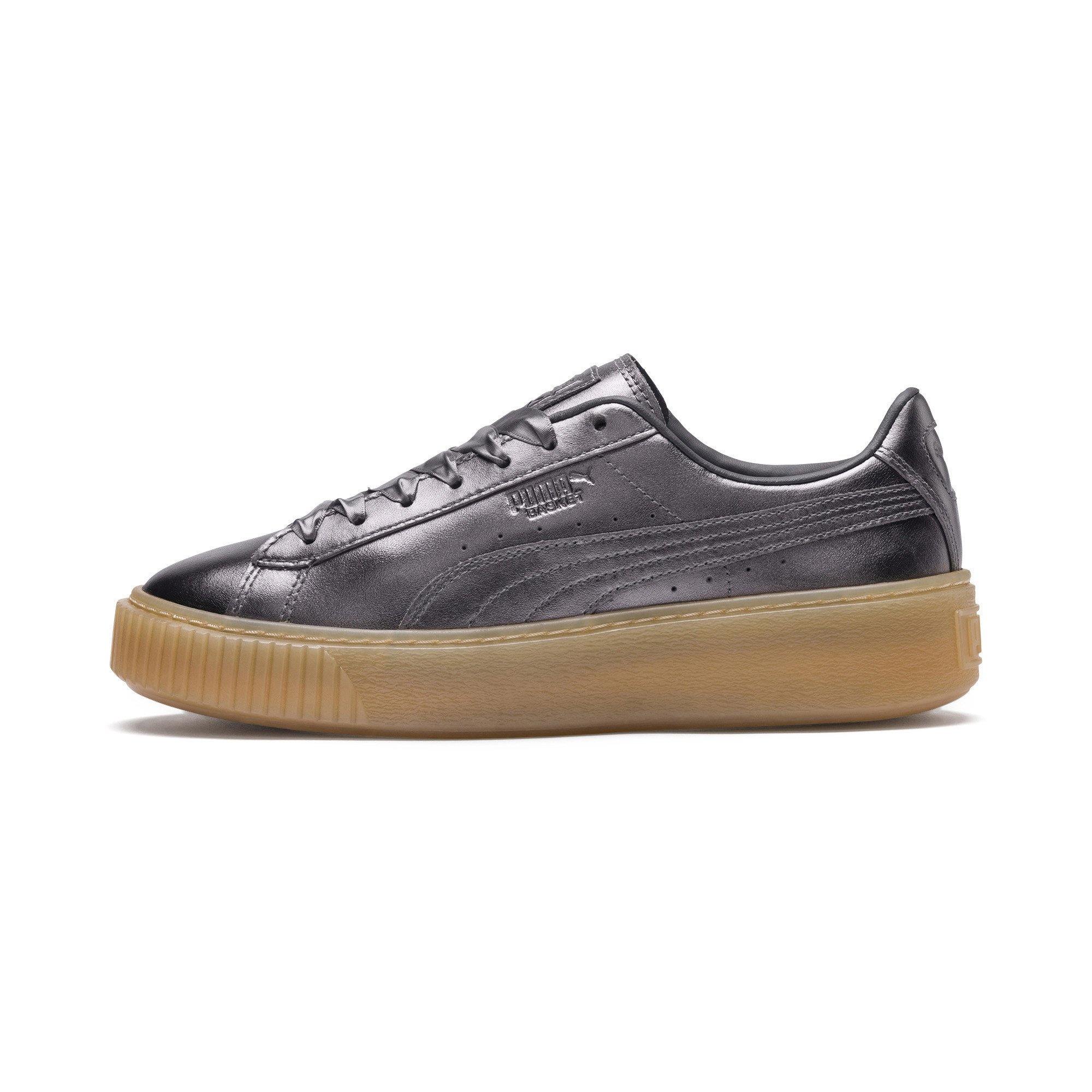 [366687-01] Womens Puma Basket Platform Luxe - sneakAR