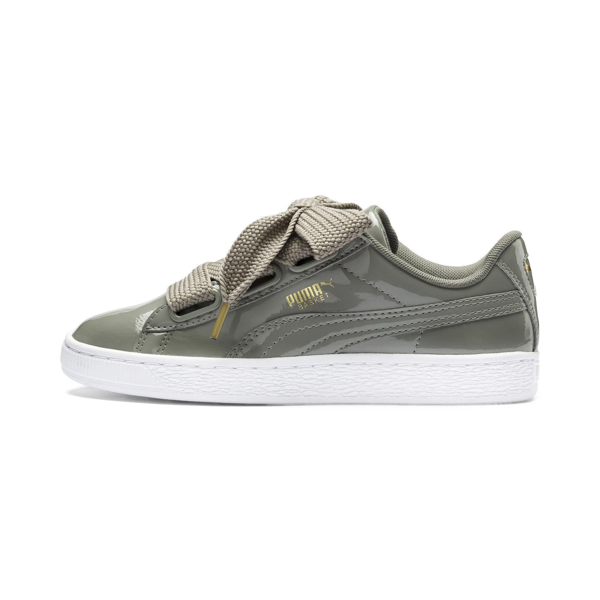 [363073-12] Womens Puma Basket Heart Patent - sneakAR
