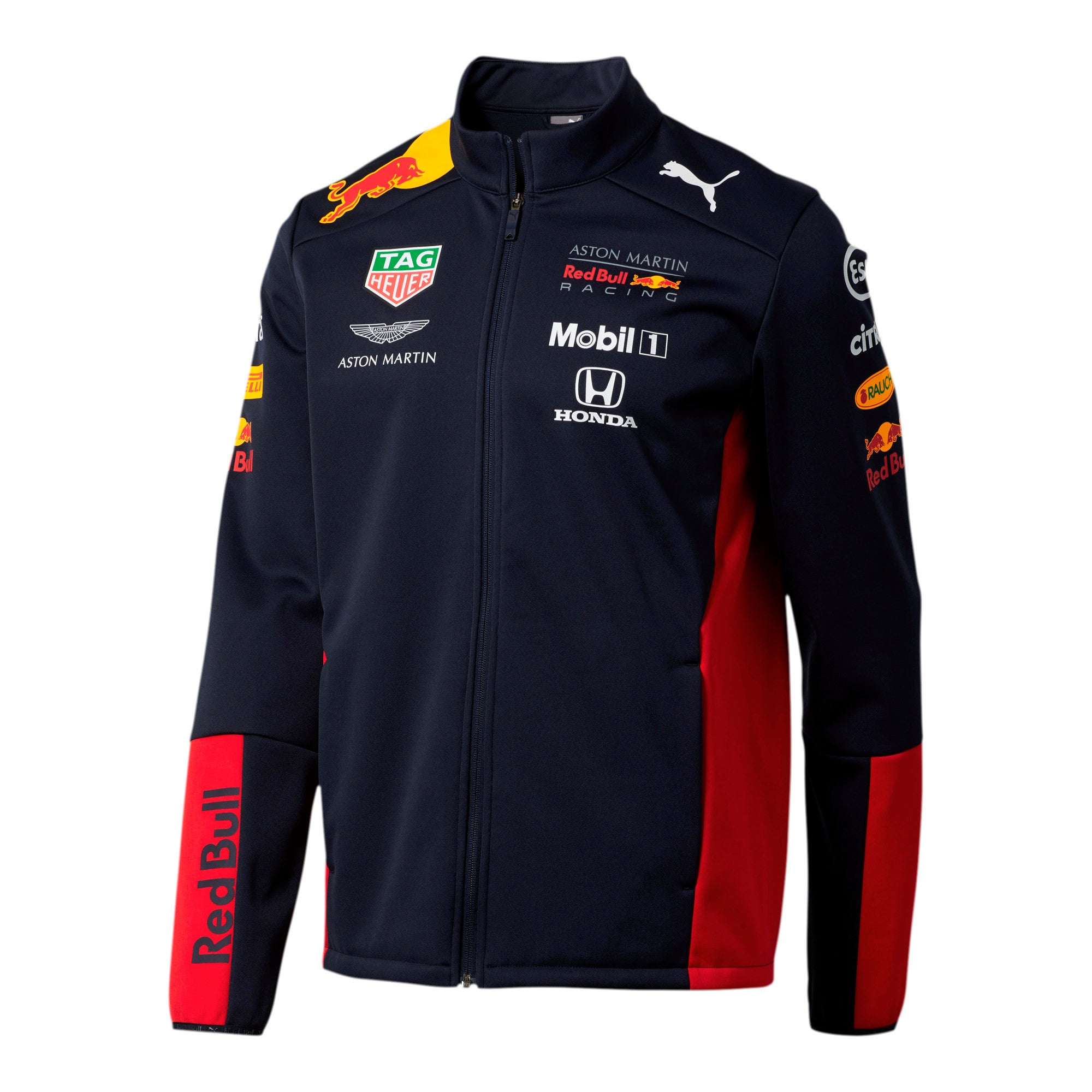 [762885-01] Mens Puma AMRBR Red Bull Racing Team Softshell
