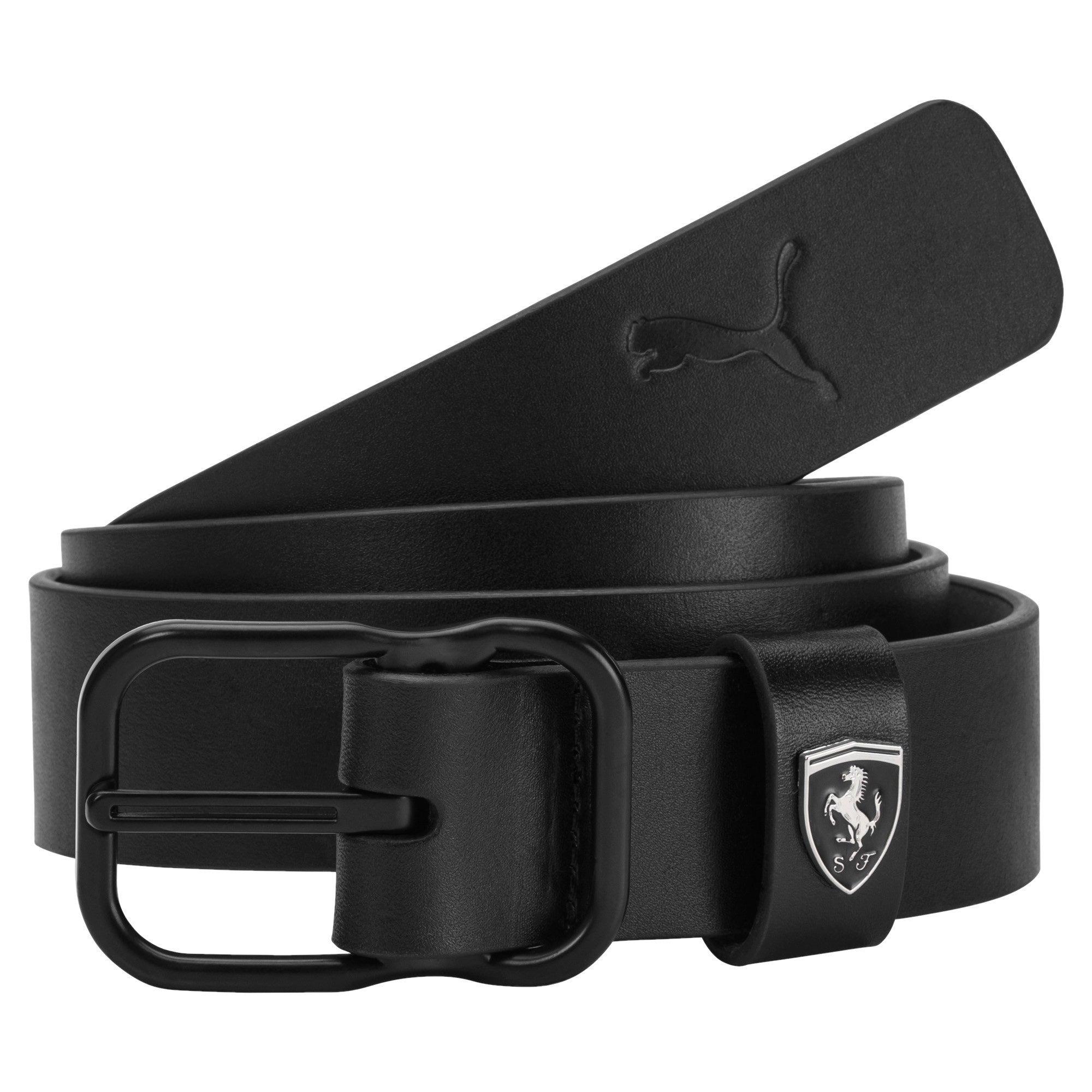 [053533-01] Mens Puma Scuderia Ferrari Lifestyle Leather Belt