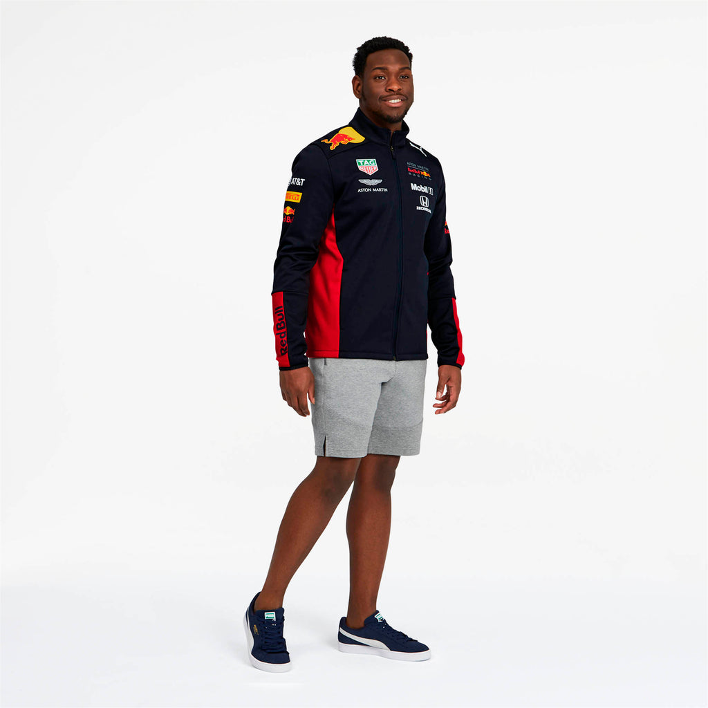 [762885-01] Mens Puma AMRBR Red Bull Racing Team Softshell