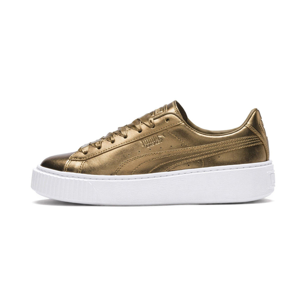 [366687-02] Womens Puma Basket Platform Luxe - sneakAR