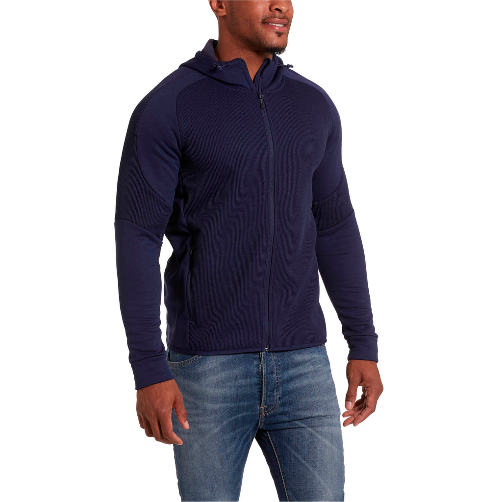 [855631-06] Mens Puma Evostripe Hybrid Hooded Jacket
