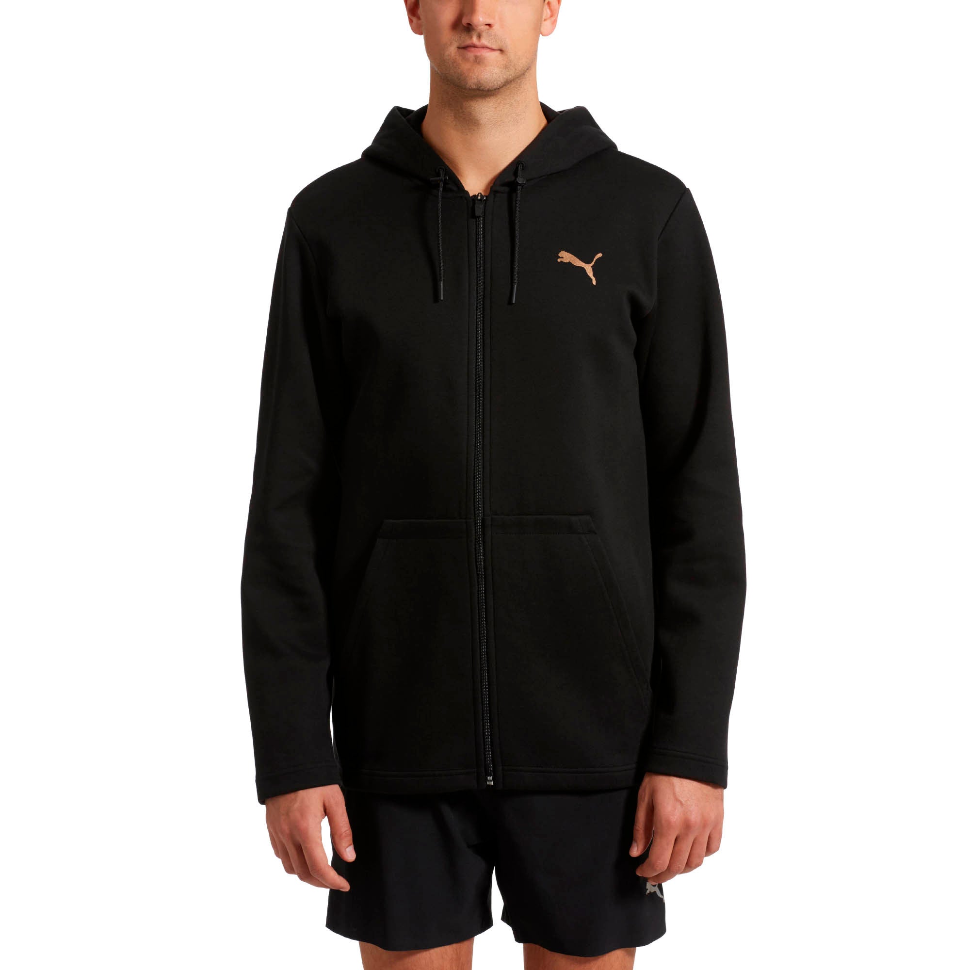 [516868-01] Mens Puma Q4 Vent Hooded Jacket