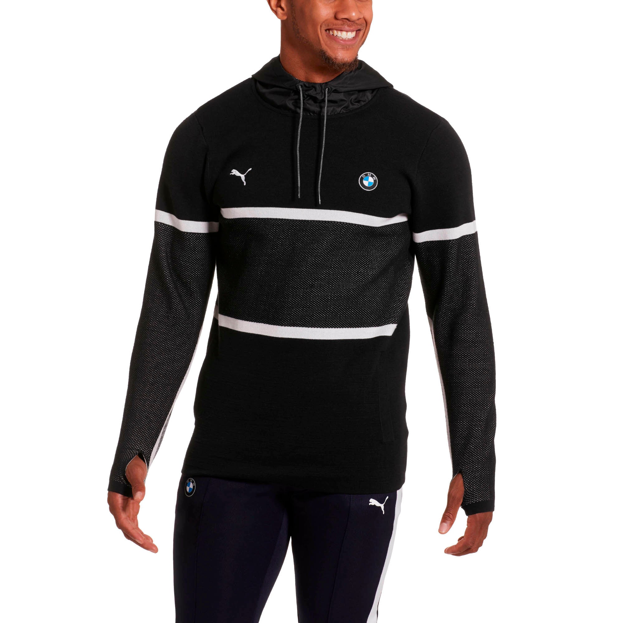 [577777-01] Mens Puma BMW Motorsport Evoknit Midlayer