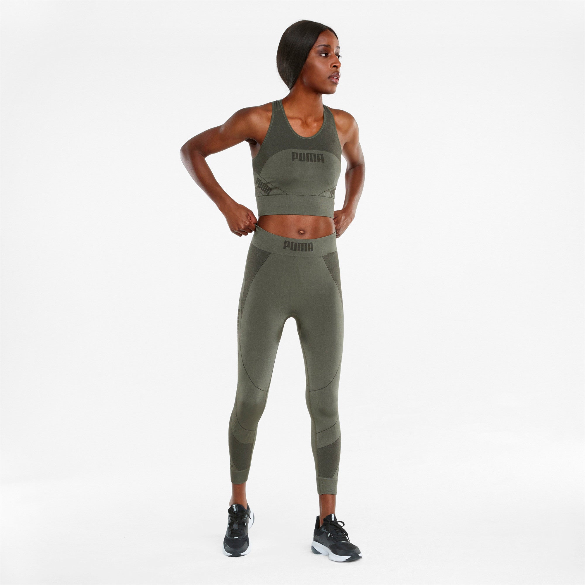 [589159-44] Womens Puma Evostripe Evoknit 7/8 Tights
