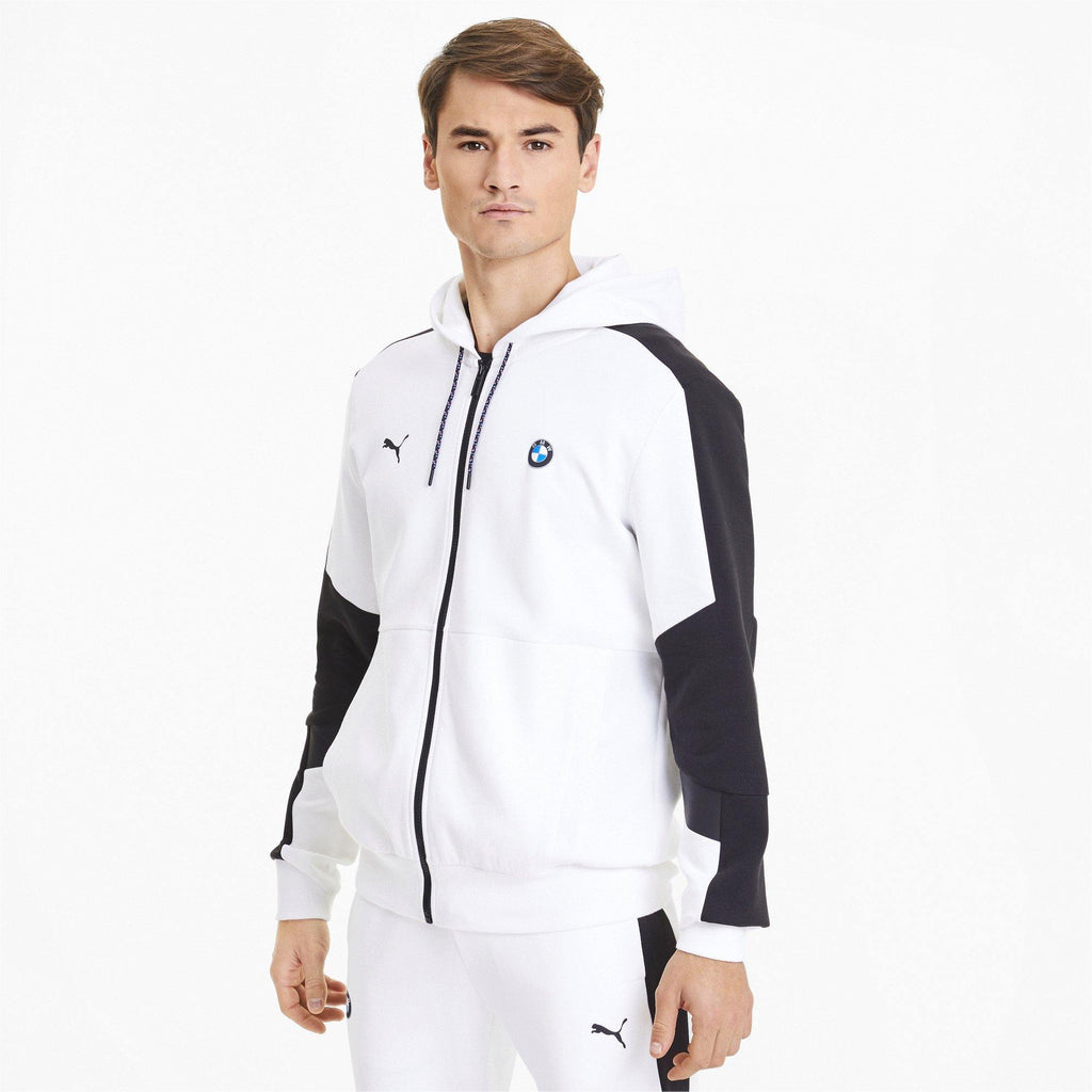 [596097-02] Mens Puma BMW Motorsport Hooded Sweat Jacket - sneakAR
