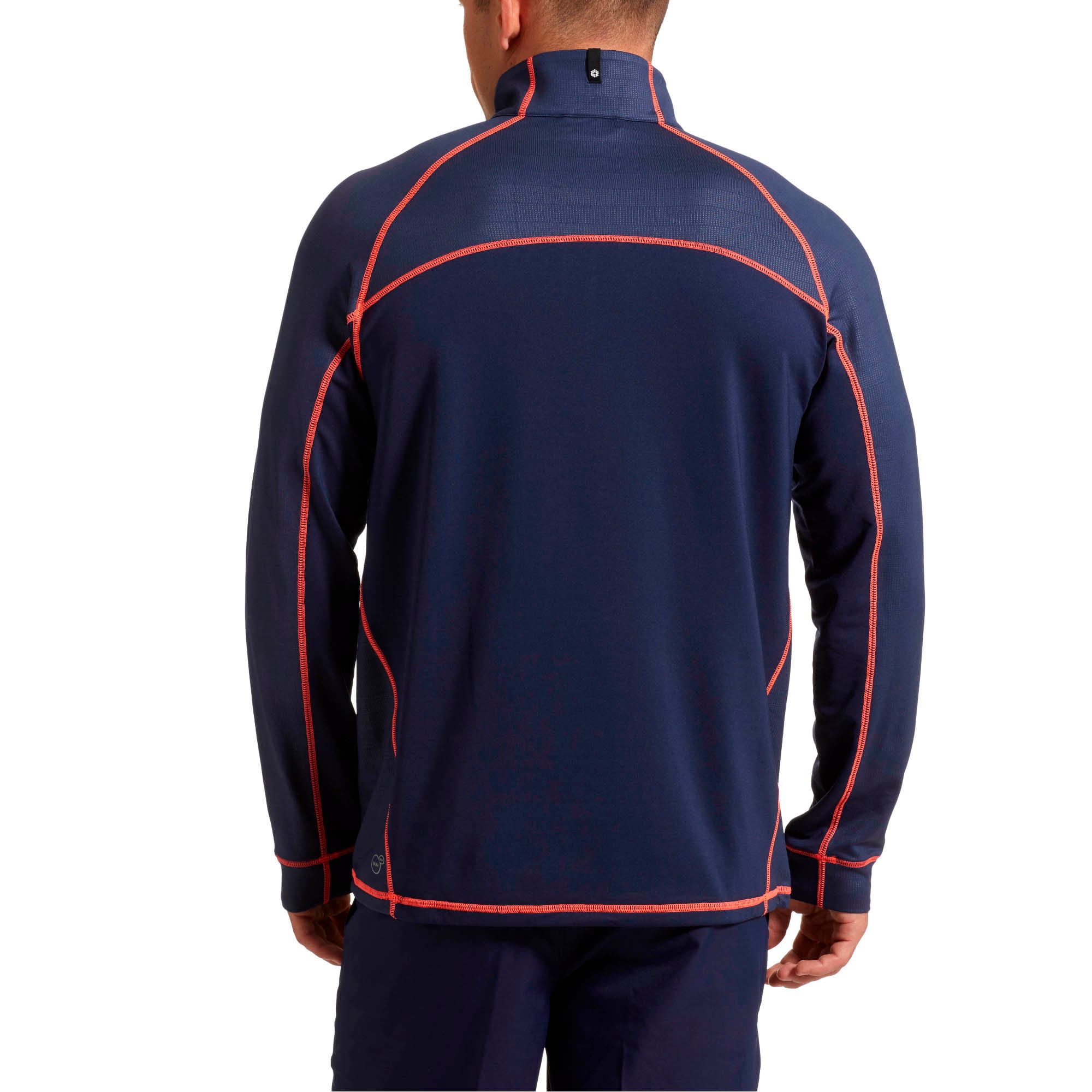 [573266-02] Mens Puma EMBOSSED 1/4 ZIP POPOVER