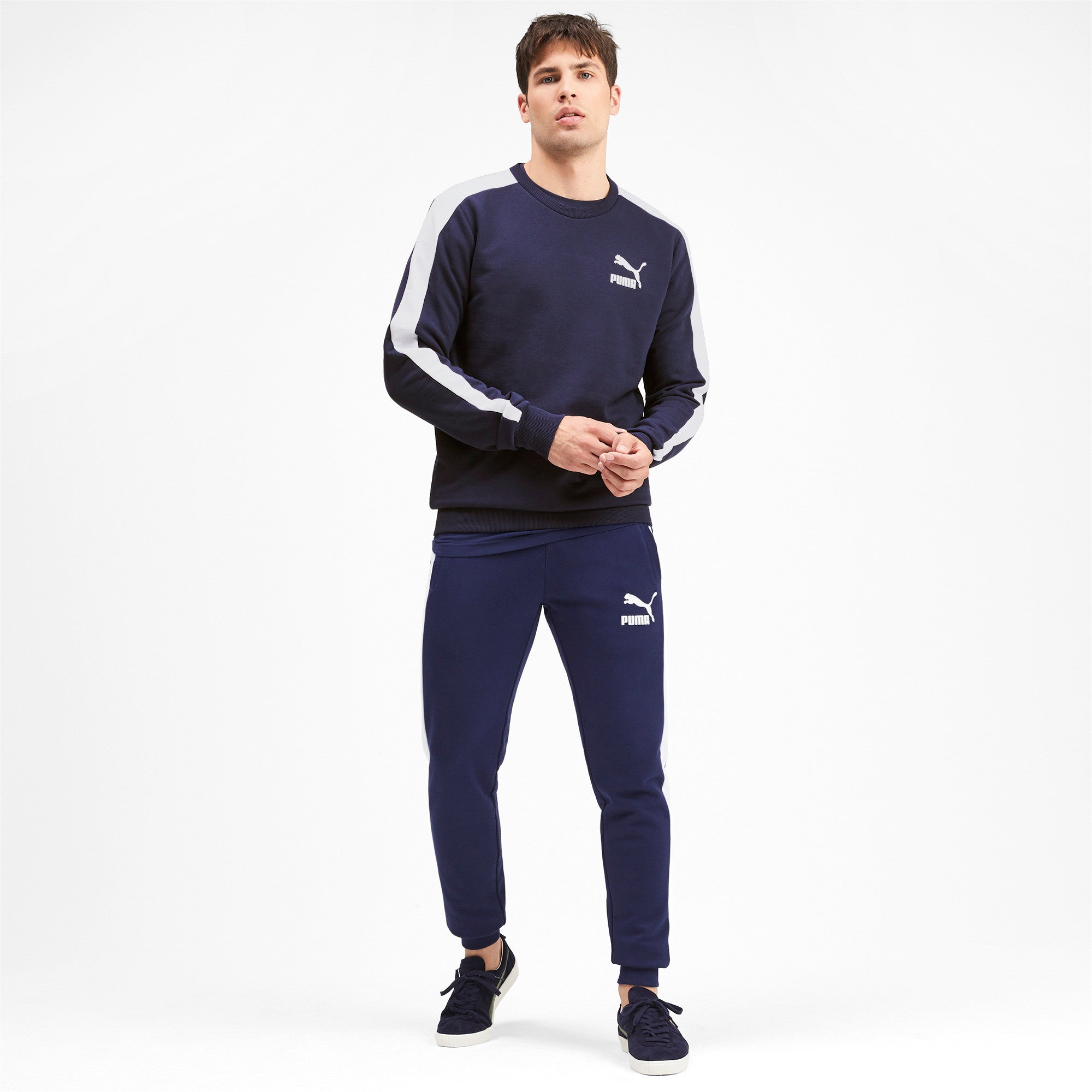[595295-06] Mens Puma ICONIC T7 CREW TR