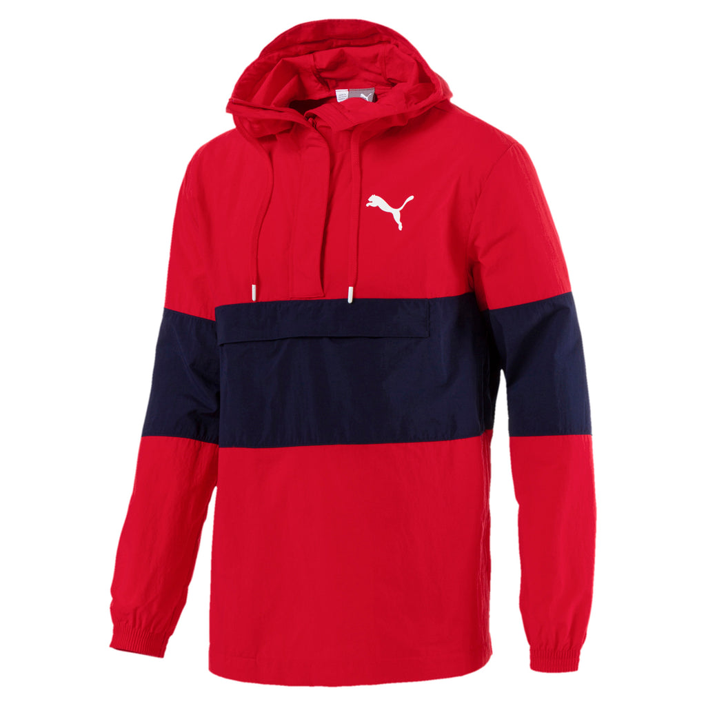 [851643-12] Mens Puma 1/2 Zip Windbreaker