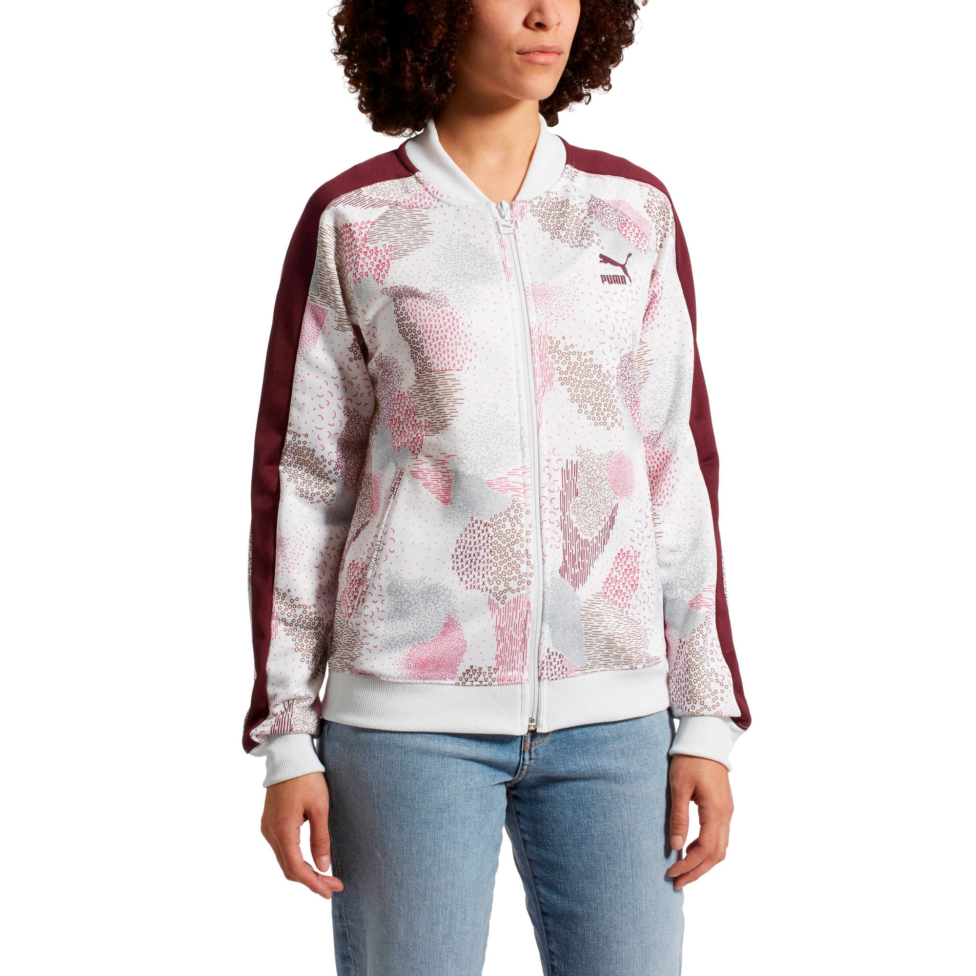 [576248-52] Womens Puma Classics T7 Track Jacket Aop