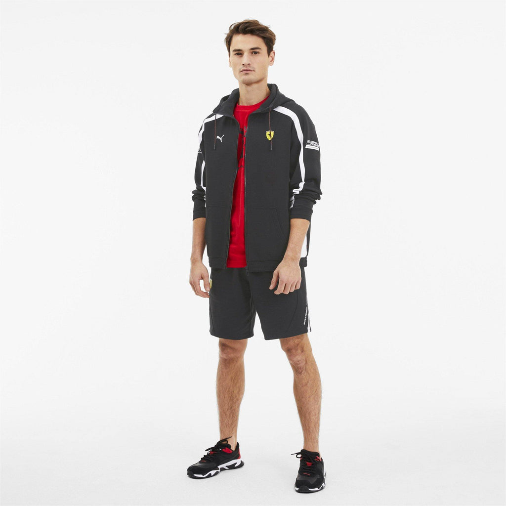 [596145-02] Mens Puma SF Ferrari Hooded Sweat Jacket - sneakAR