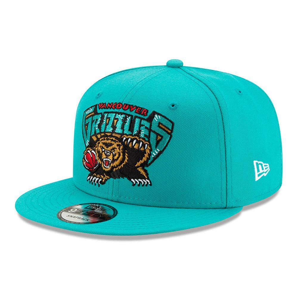 [12195041] Mens New Era NBA Hardwood Classics Night 9Fifty Snapback - Grizzlies - sneakAR