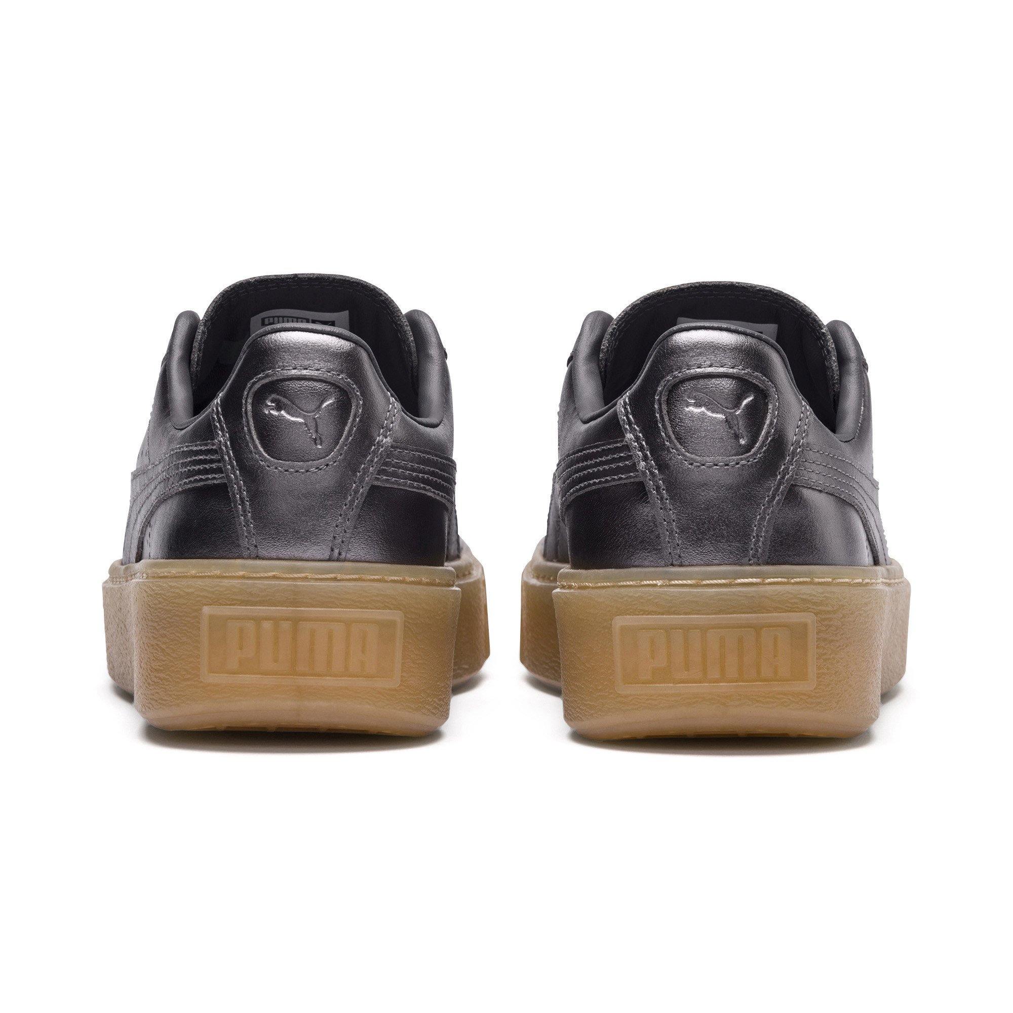 [366687-01] Womens Puma Basket Platform Luxe - sneakAR