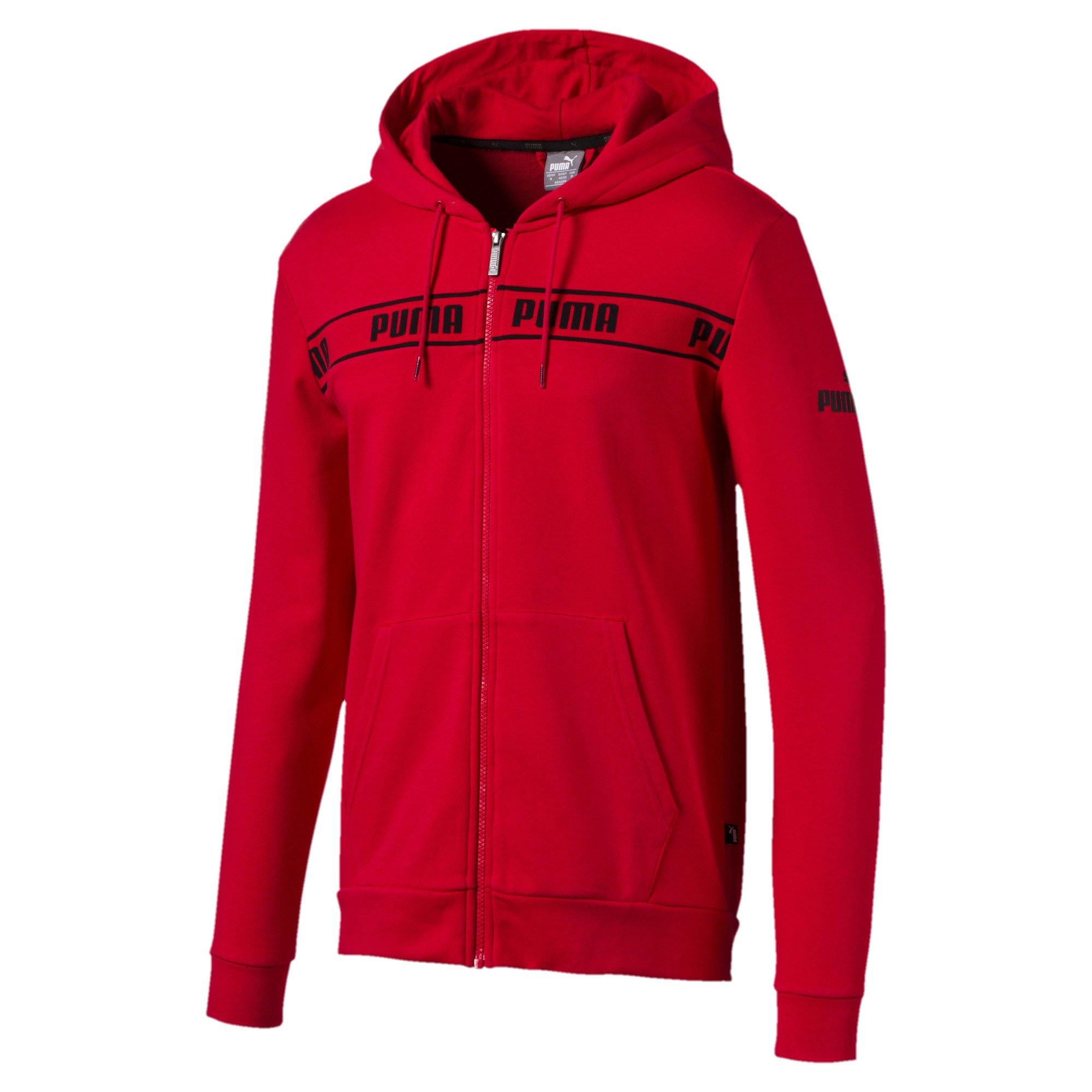 [580439-11] Mens Puma Amplified Hooded Jacket - sneakAR