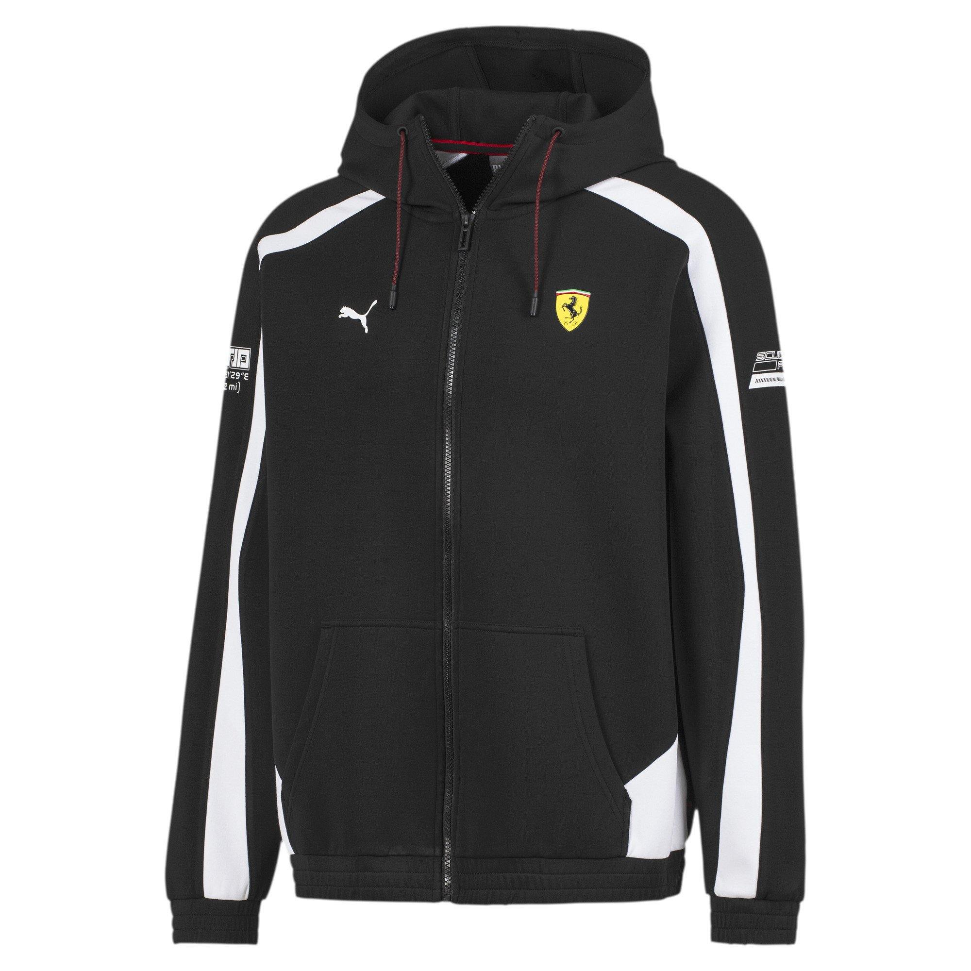 [596145-02] Mens Puma SF Ferrari Hooded Sweat Jacket - sneakAR