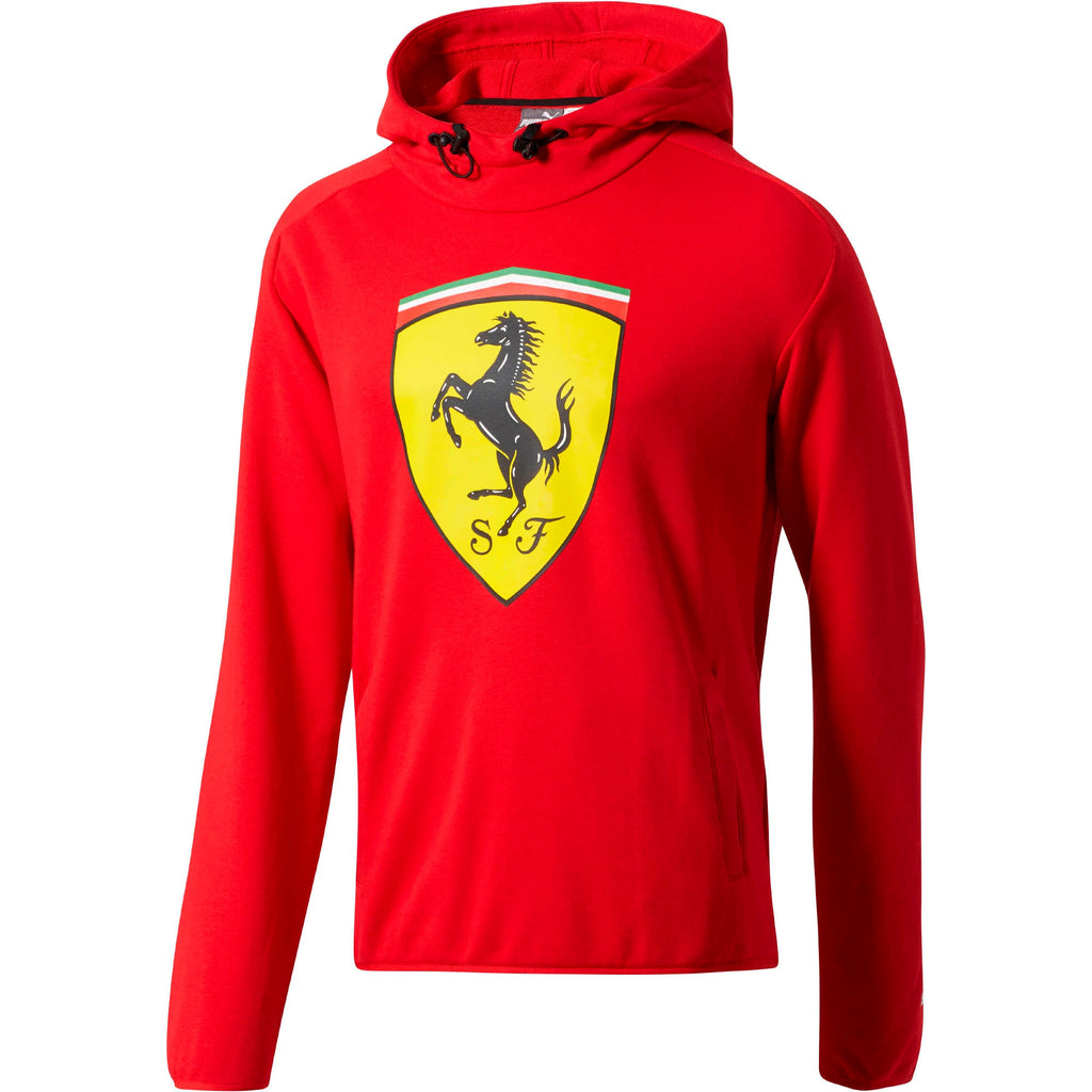 [762388-01] Mens Puma SF SCUDERIA FERRARI BIG SHIELD HOODED SWEAT