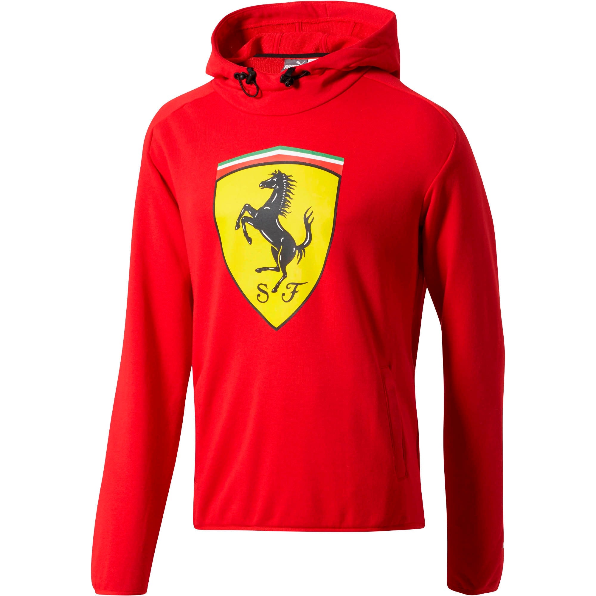 [762388-01] Mens Puma SF SCUDERIA FERRARI BIG SHIELD HOODED SWEAT
