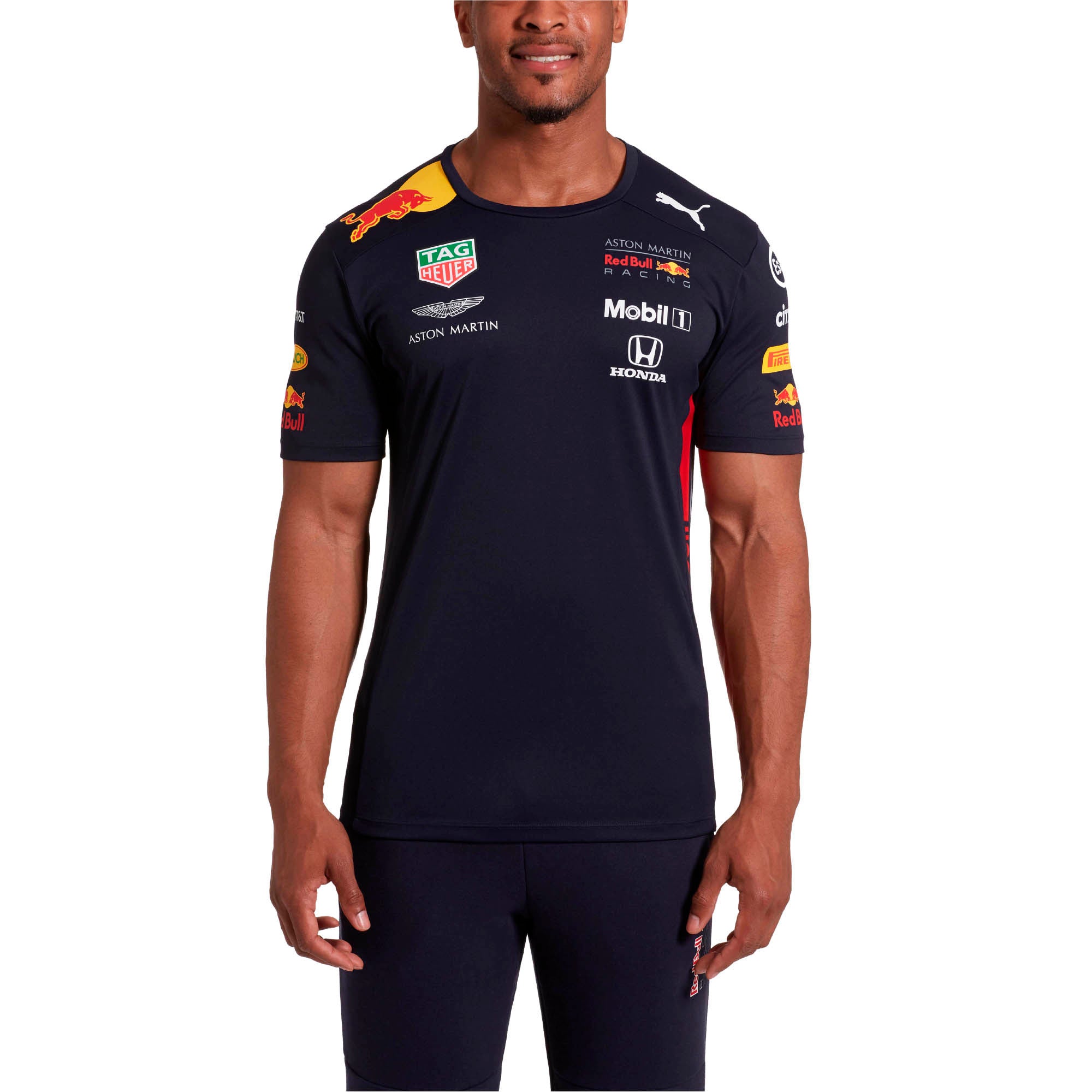 [762515-01] Mens Puma Aston Martin RBR Red Bull Racing Team Tee
