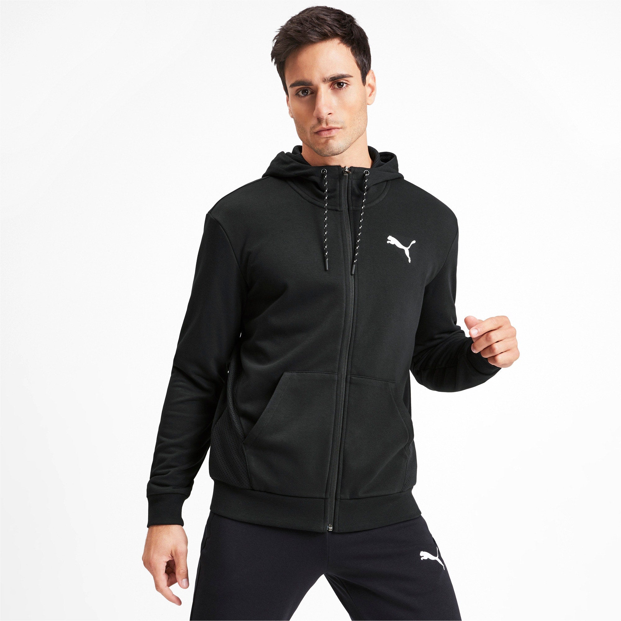 [580530-01] Mens Puma MODERN SPORTS FULL ZIP HOODY TR