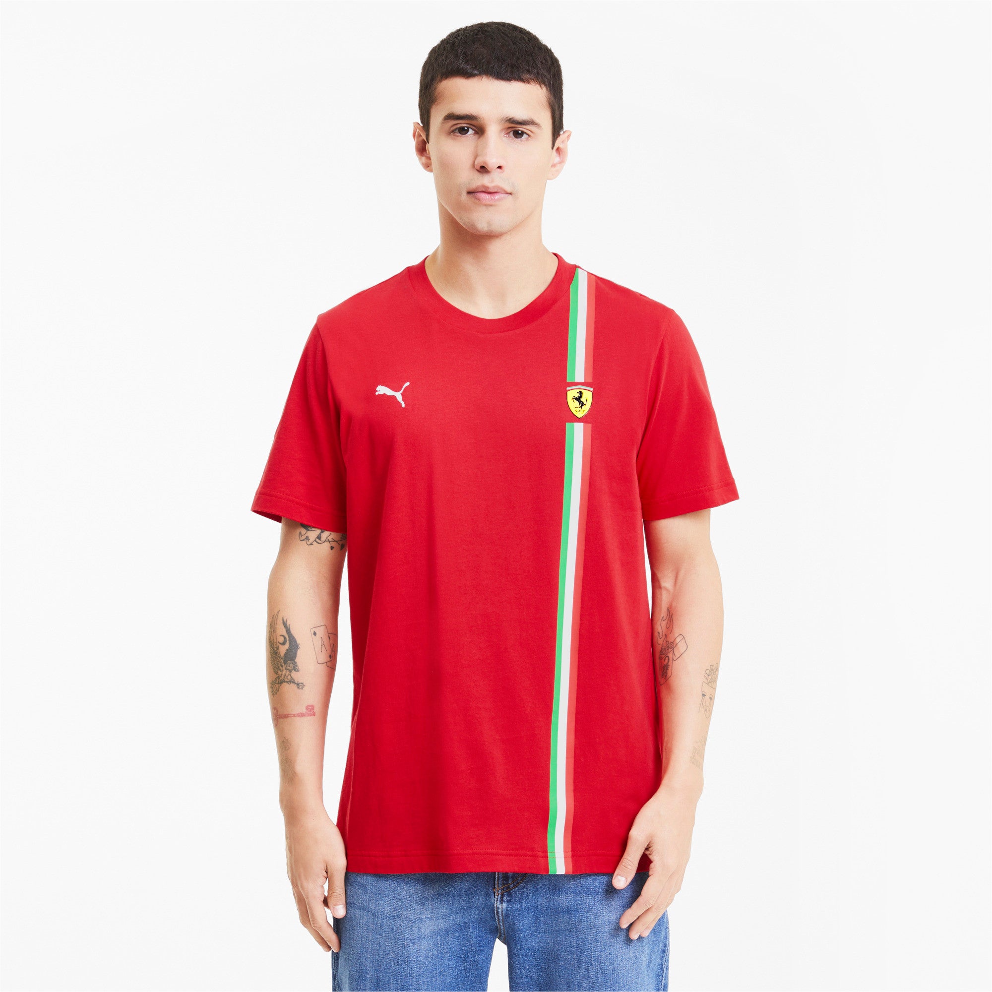 [597955-01] Mens Puma SF Ferrari Race Graphic Tee
