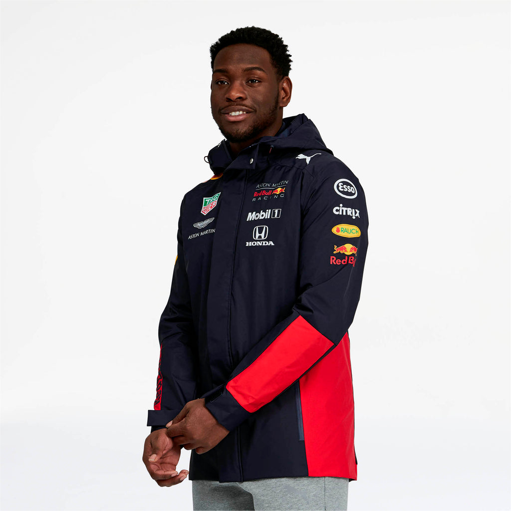 [762886-01] Mens Puma AMRBR Red Bull Racing Team Rain Jacket