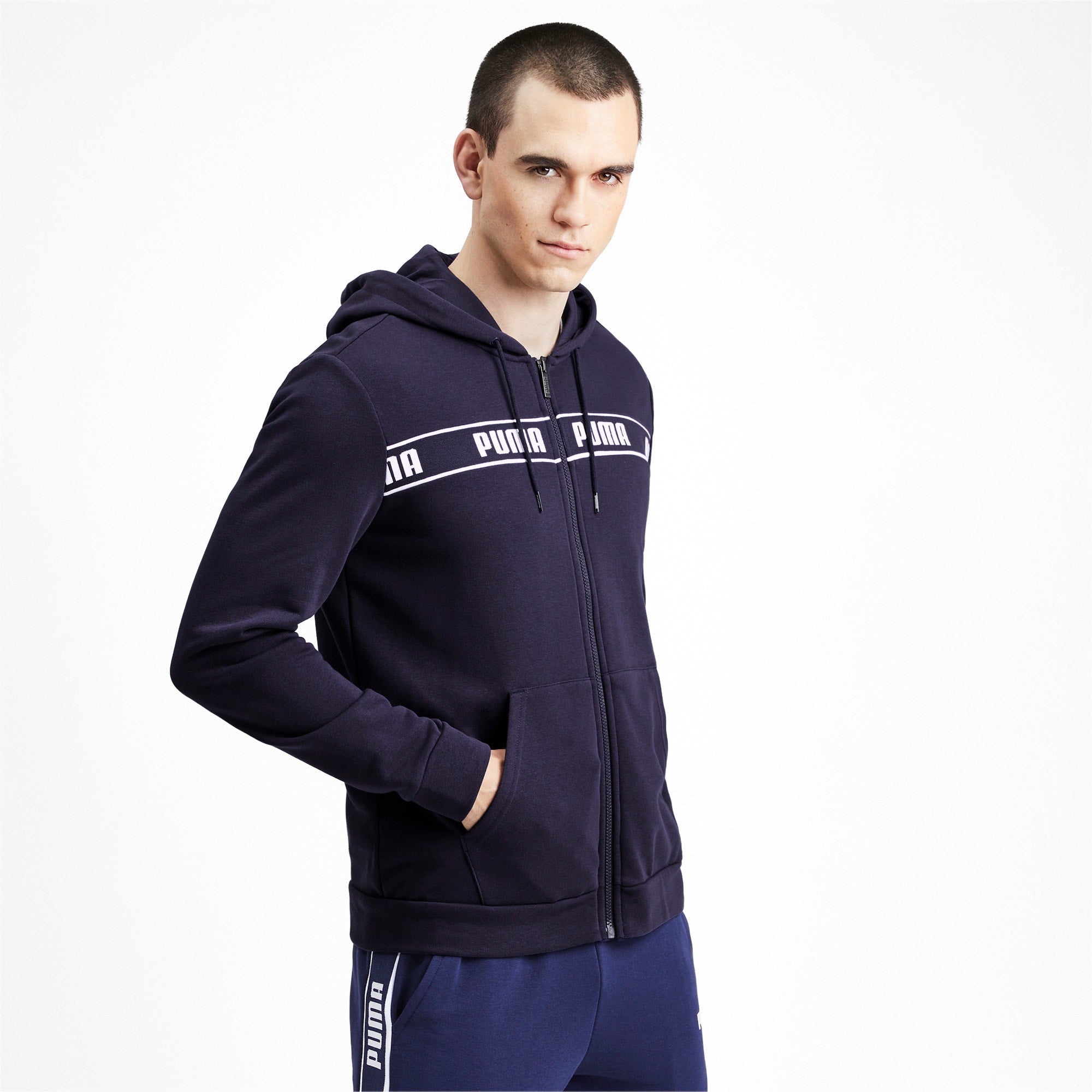 [580439-06] Mens Puma AMPLIFIED HOODED JACKET TR