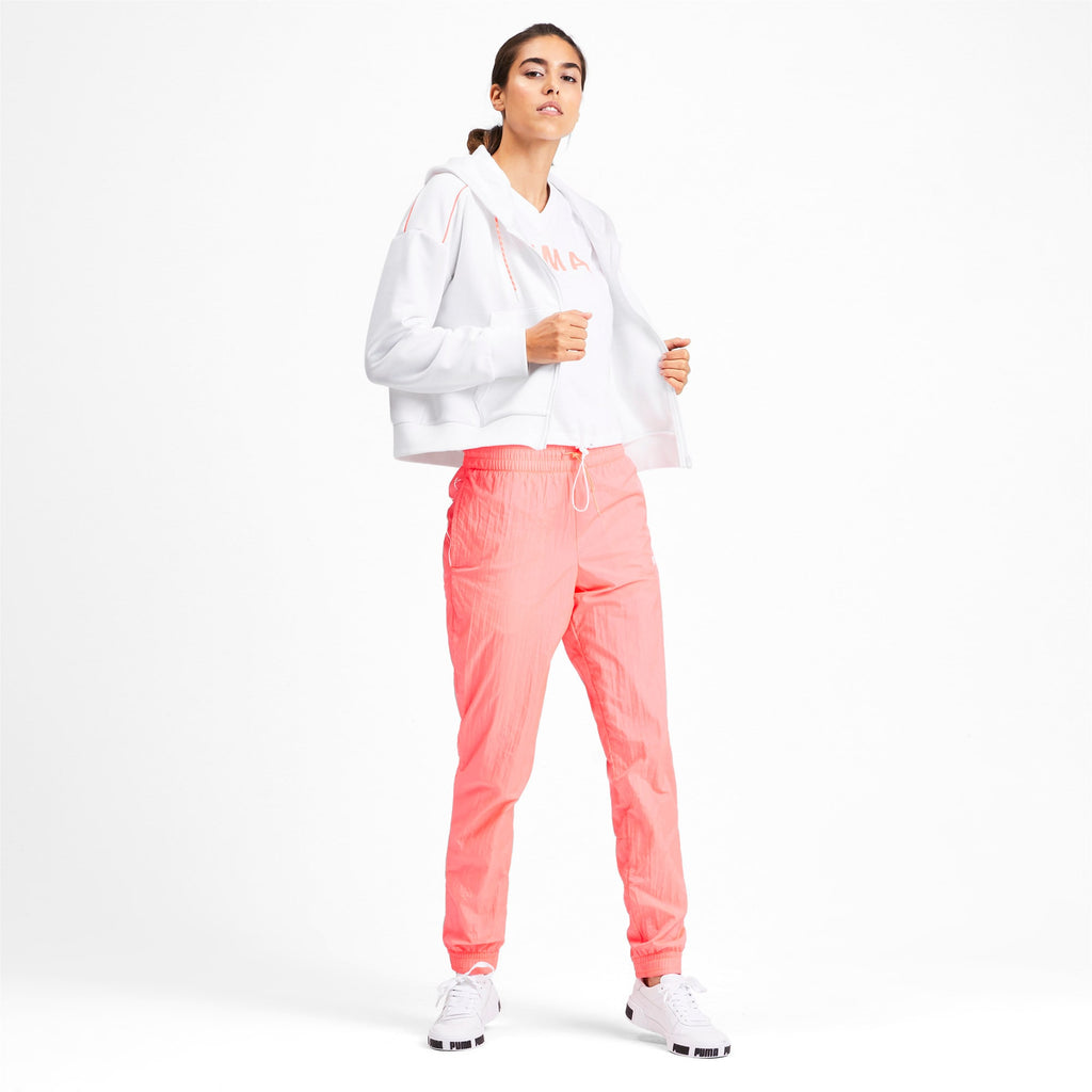 [595744-02] Womens Puma CHASE CROPPED FULL ZIP HOODY