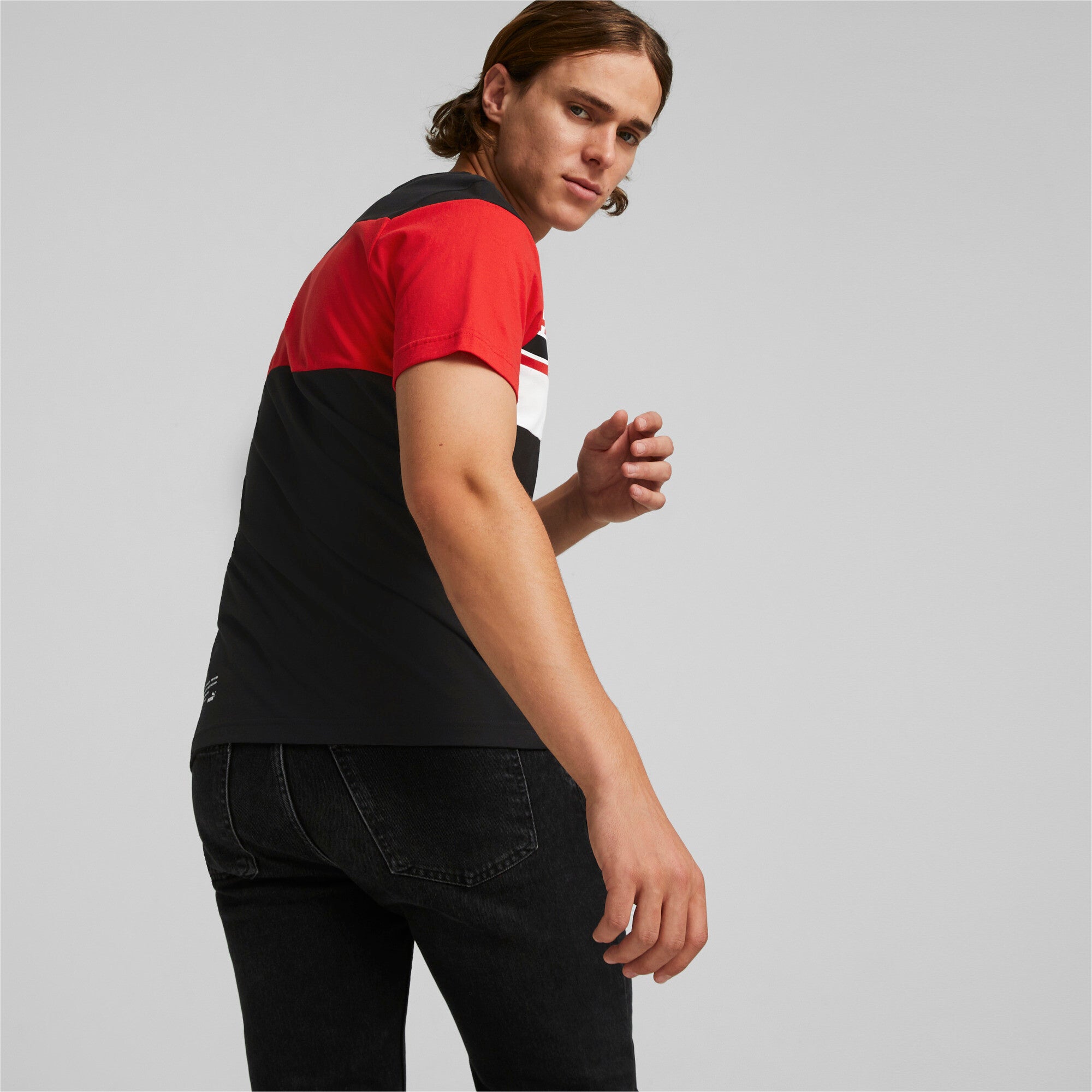 [535822-01] Mens Puma FERRARI RACE SDS TEE