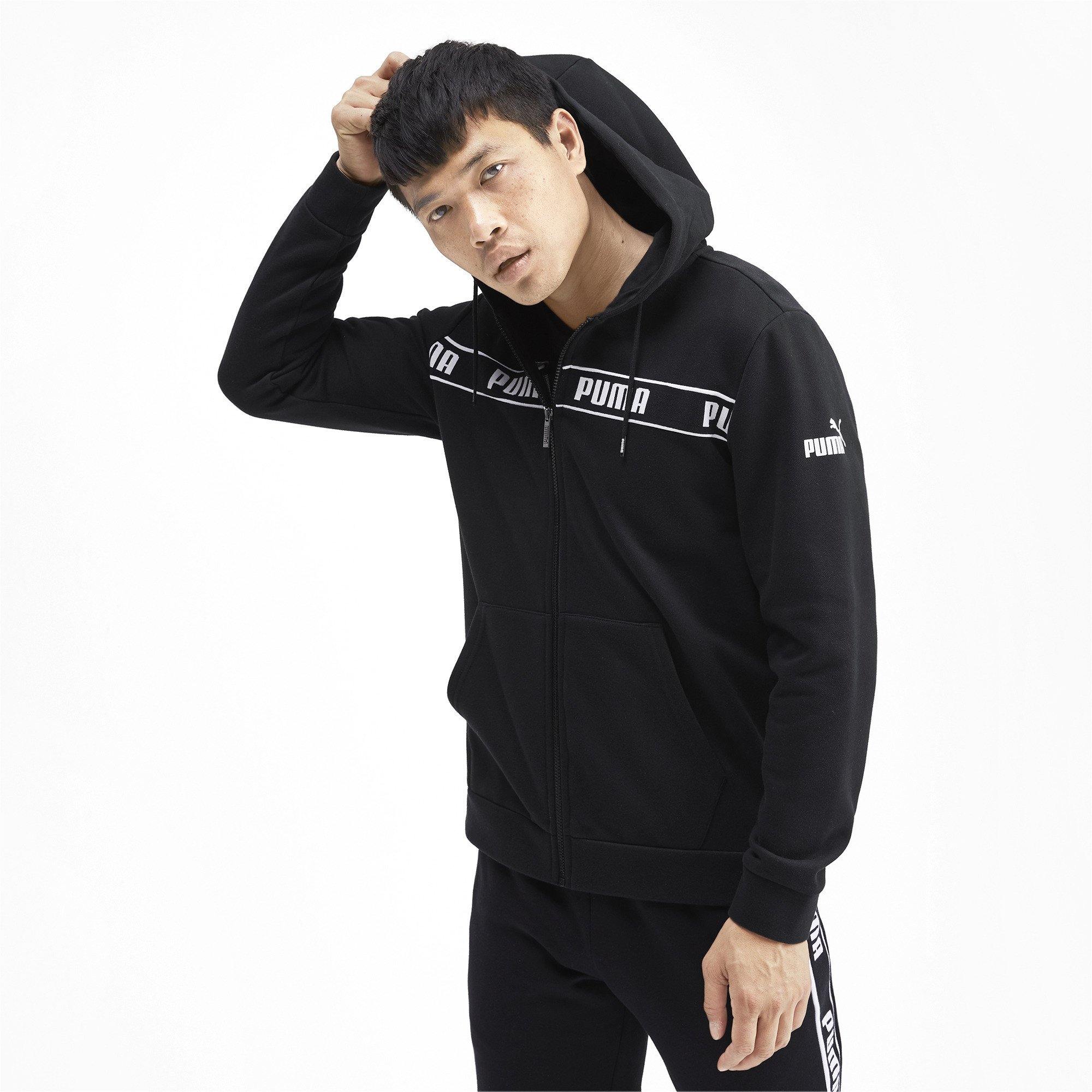 [580433-01] Mens Puma Amplified Hooded Jacket Fleece - sneakAR