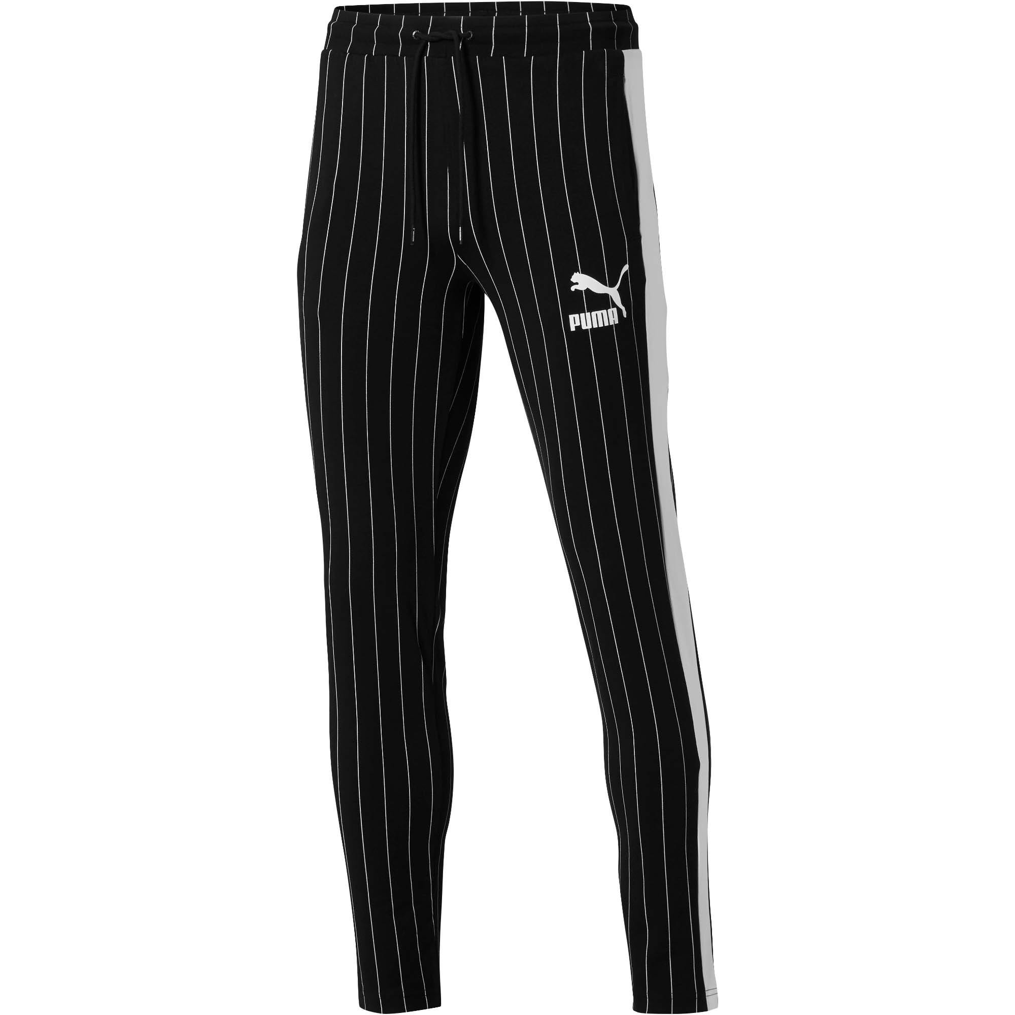 [579874-01] Mens Puma PINSTRIPE T7 TRACK PANTS