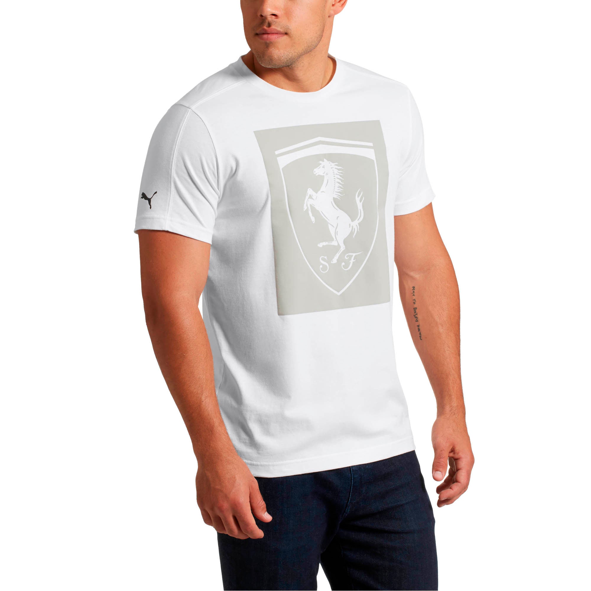 [576684-04] Mens Puma Ferrari Big Shield Tee