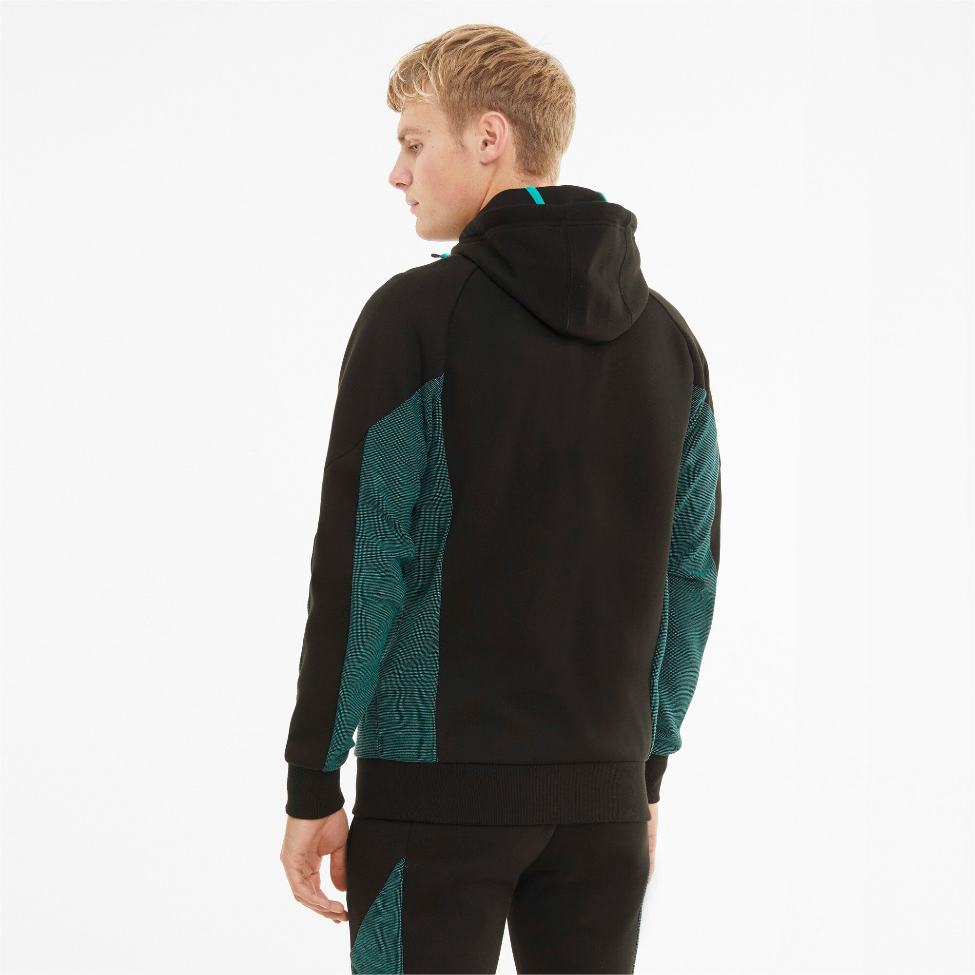 [599609-01] Mens Puma MAPF1 MERCEDES HOODED SWEAT JACKET
