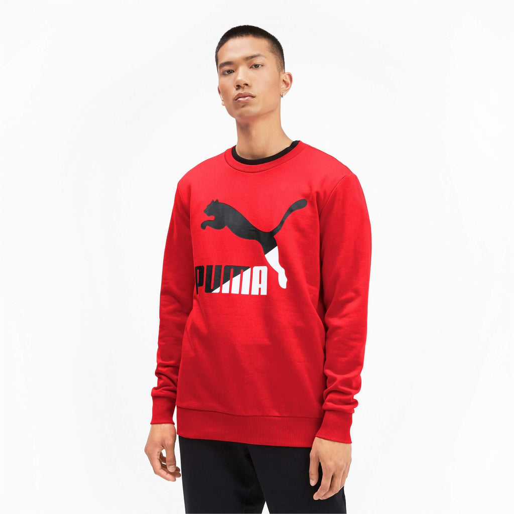 [595198-47] Mens Puma Classics Logo Crew - sneakAR