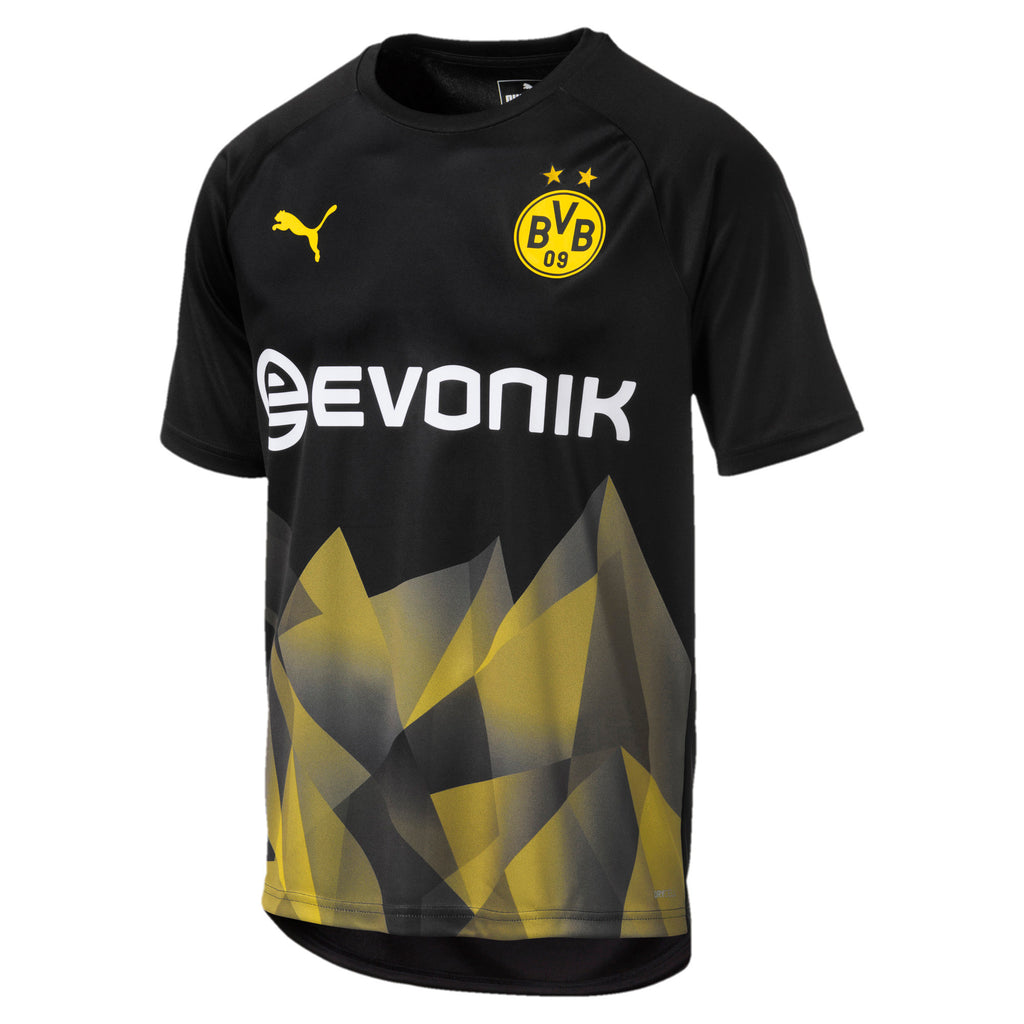 [755760-02] Mens Puma BVB Borussia Dortmund Stadium Jersey w/ Evonik Logo