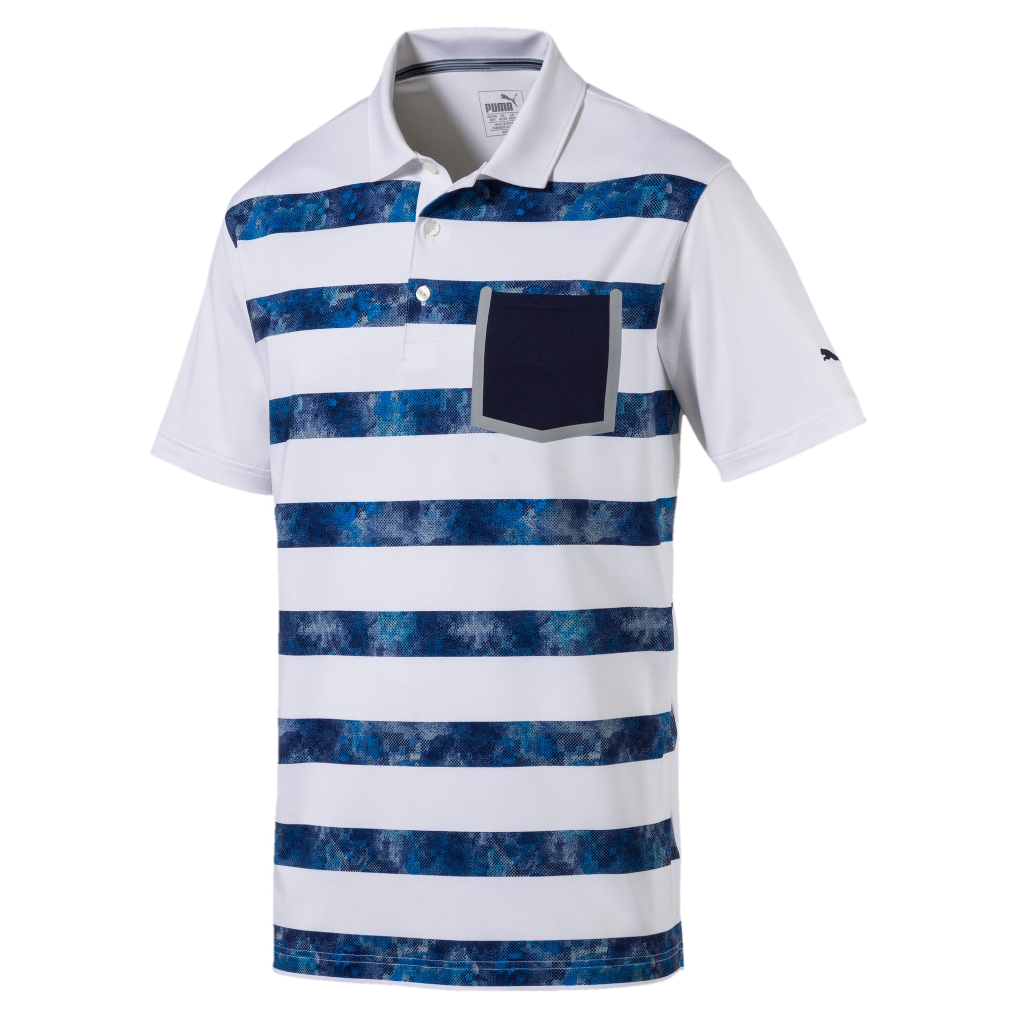 [574610-01] Mens Puma CAMO STRIPE POLO