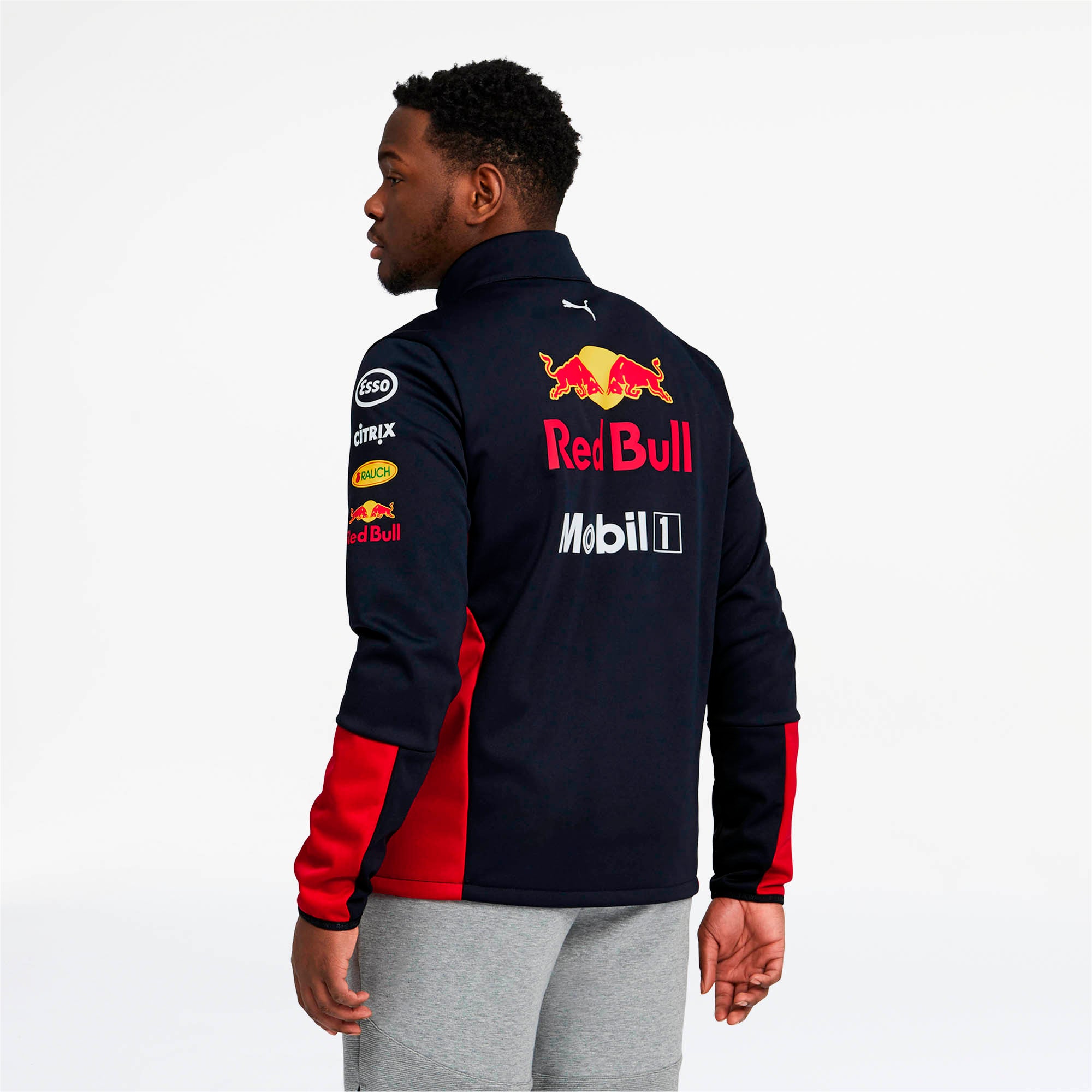 [762885-01] Mens Puma AMRBR Red Bull Racing Team Softshell